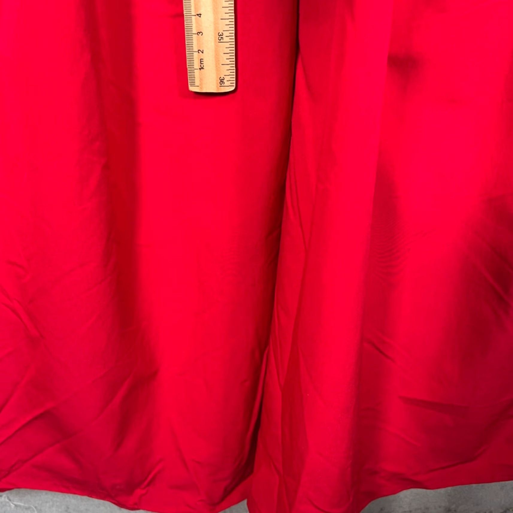 Vintage Micas Womens Dress Midi Red A-Line Sleeveless Party/Cocktail Size S Size S / US 4 / IT 40 - 7 Thumbnail
