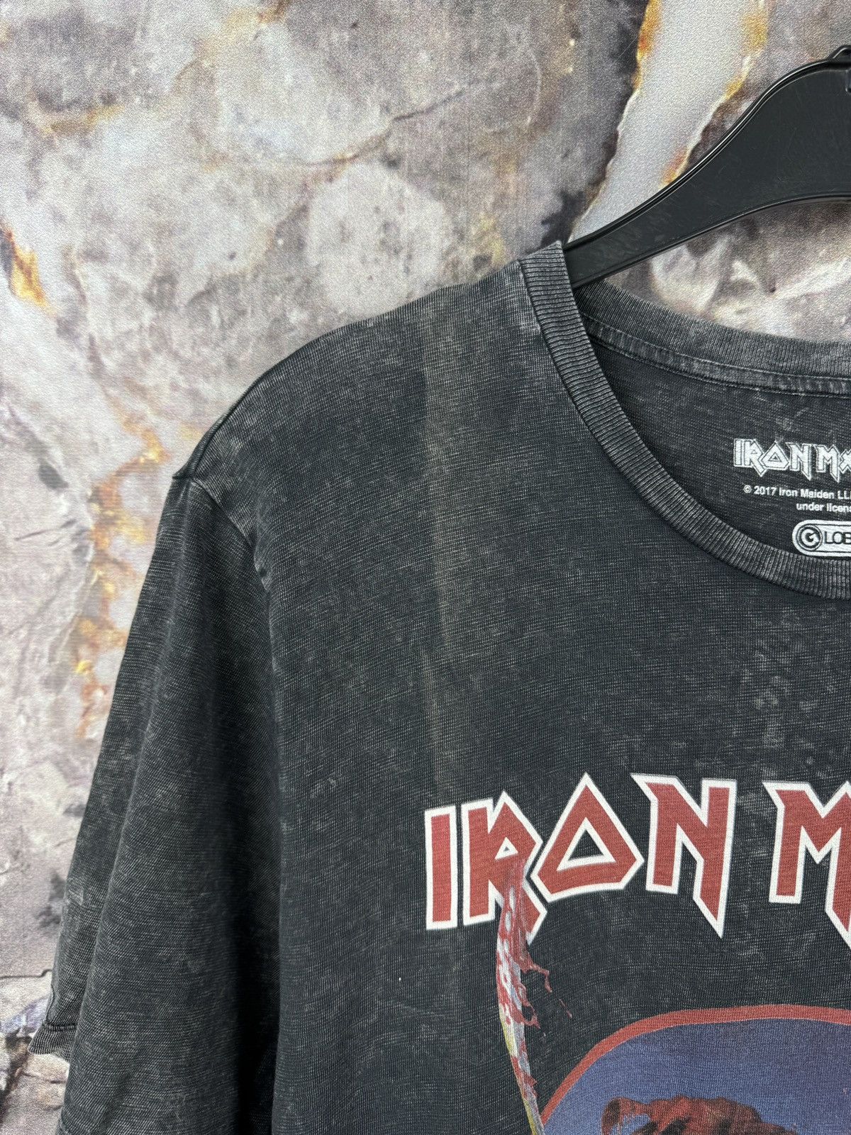 Iron Maiden Men’s Iron Maiden 2017 T-Shirt Music Rock Band Size Large Size US L / EU 52-54 / 3 - 7 Thumbnail