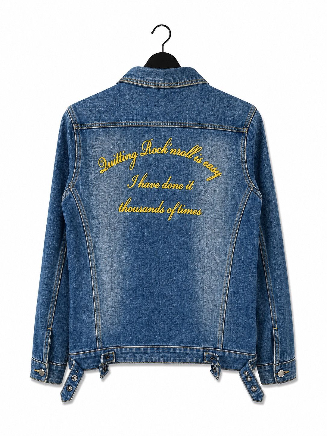 Japanese Brand Junglestorm Vintage Denim Jacket Embroidery Zip Up Japanese Size US M / EU 48-50 / 2 - 2 Thumbnail