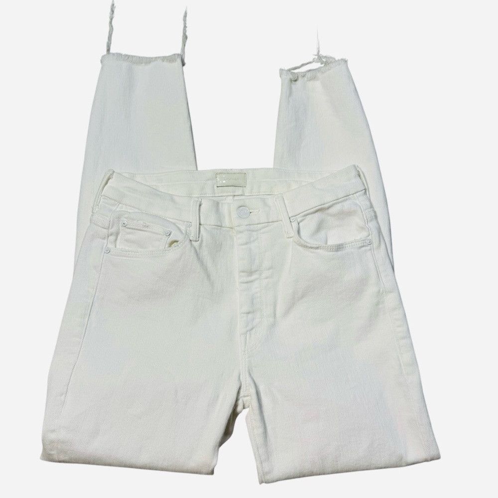 MOTHER MOTHER The Looker Ankle Fray Fairest Of Them All Jeans Size Size 27" / US 4 / IT 40 - 4 Thumbnail