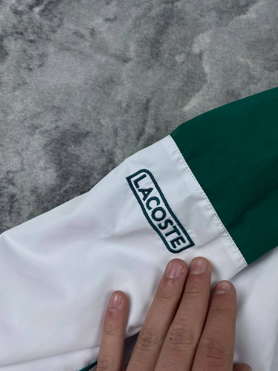 Lacoste Lacoste Sport Striped Windbreaker Jacket Size US XL / EU 56 / 4 - 7 Thumbnail