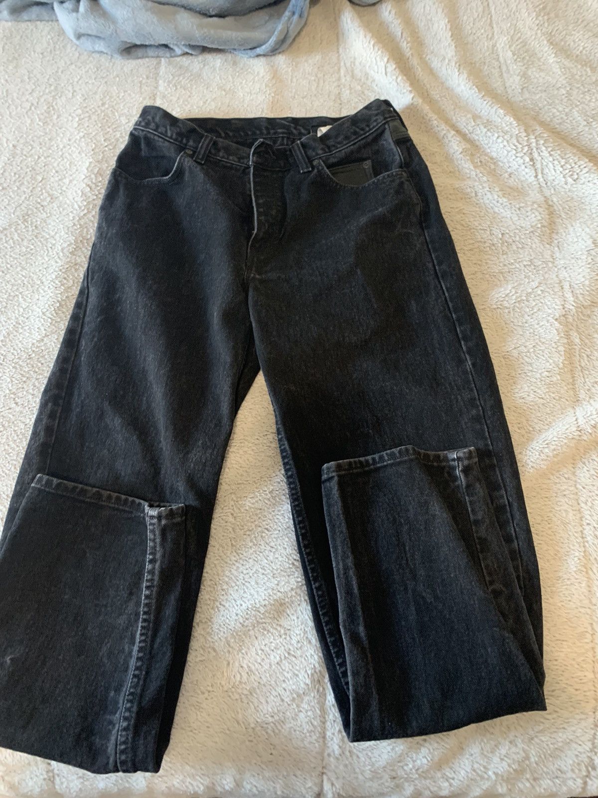 Harley Davidson Harley Davison black vintage all American jeans 31X32 Size US 31 - 1 Thumbnail