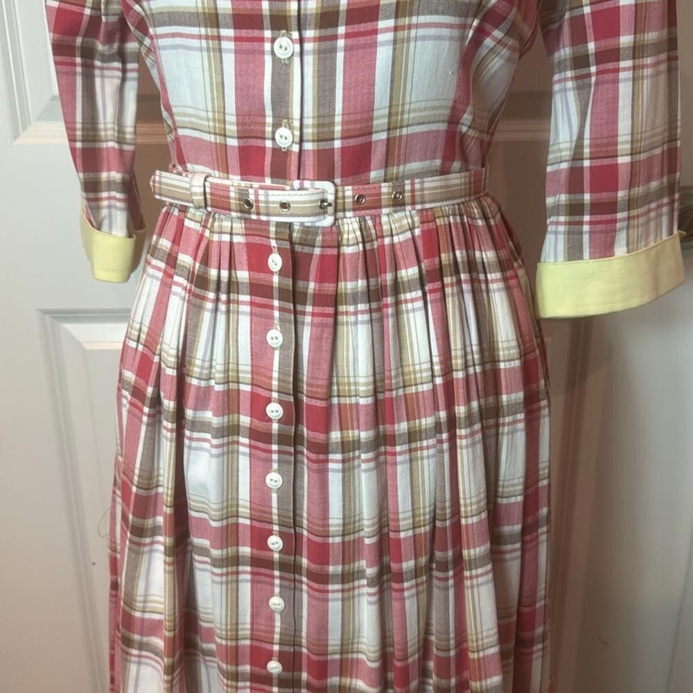 Designer 50s full skirt dress. Size S / US 4 / IT 40 - 3 Thumbnail