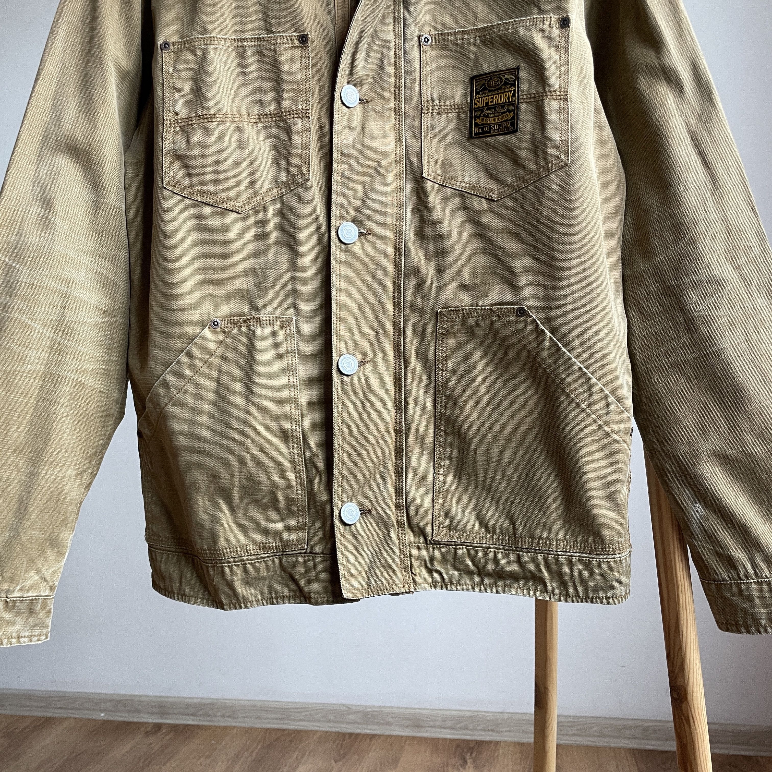 Superdry Superdry Canvas Work Chore Jacket Size XL Size US XL / EU 56 / 4 - 8 Thumbnail