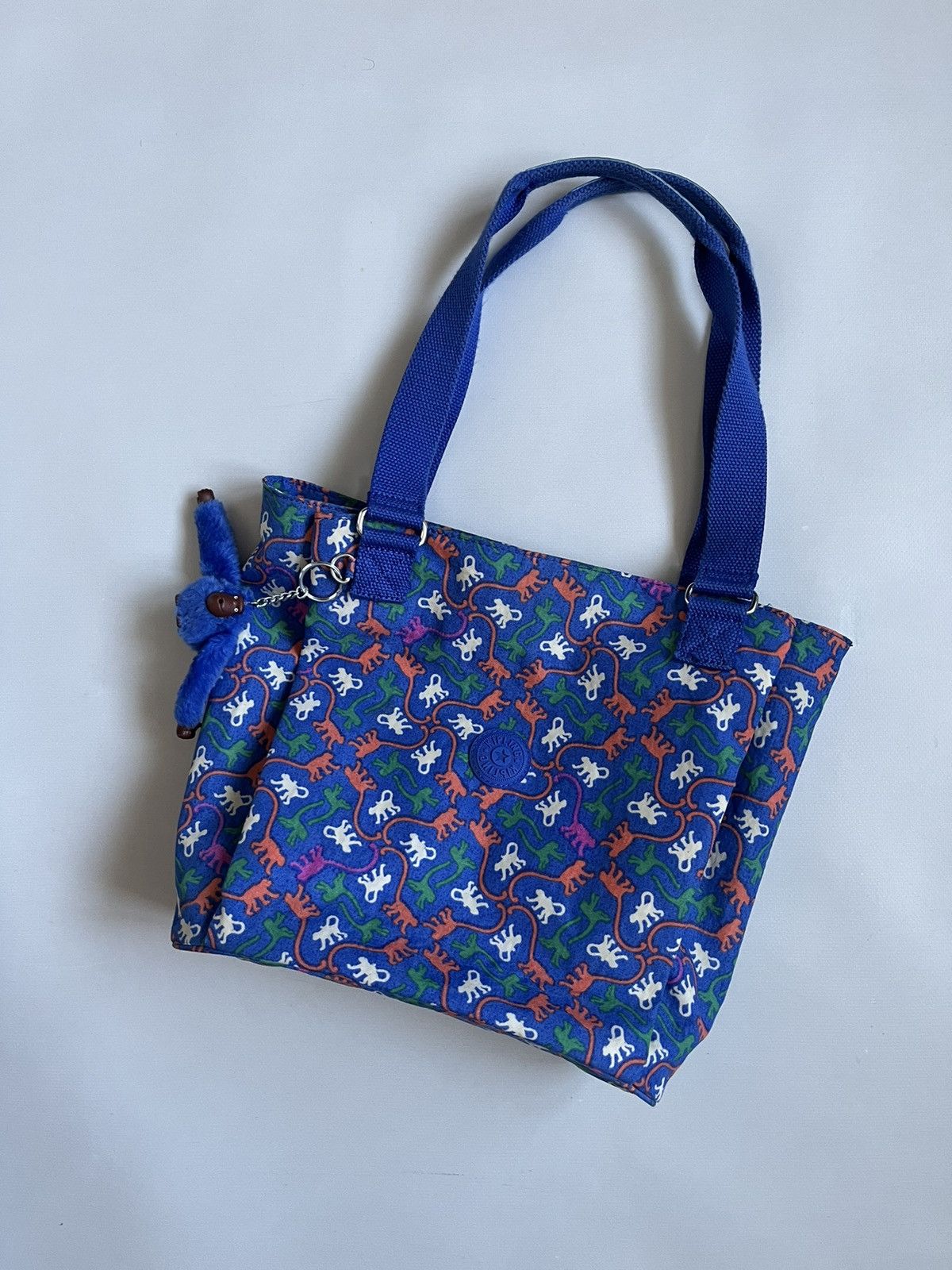 Other Kipling Women Blue Monogram Synthetic Shoulder Bag Size ONE SIZE - 1 Thumbnail