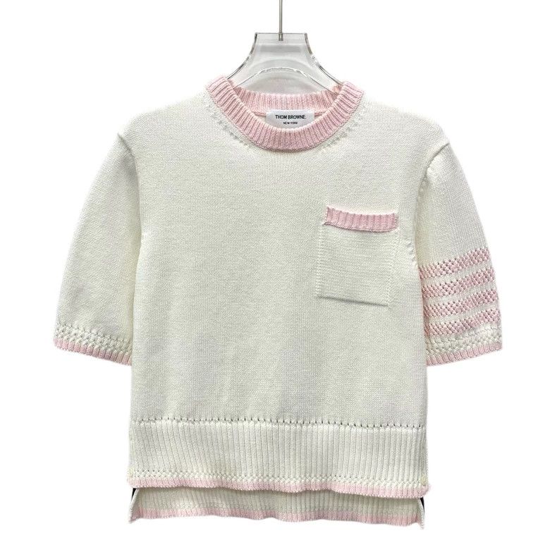 Thom Browne Round neck short sleeve knit
