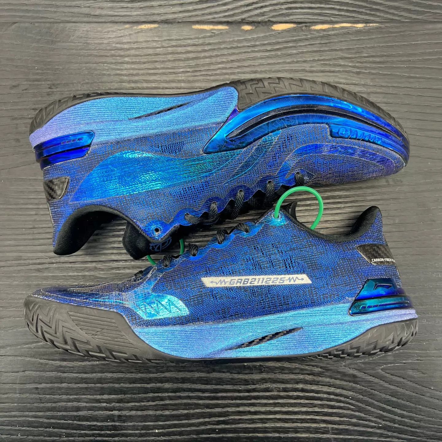 Li-Ning LI-NING Gamma Black/Blue 44 New Size US 11 / EU 44 - 3 Thumbnail