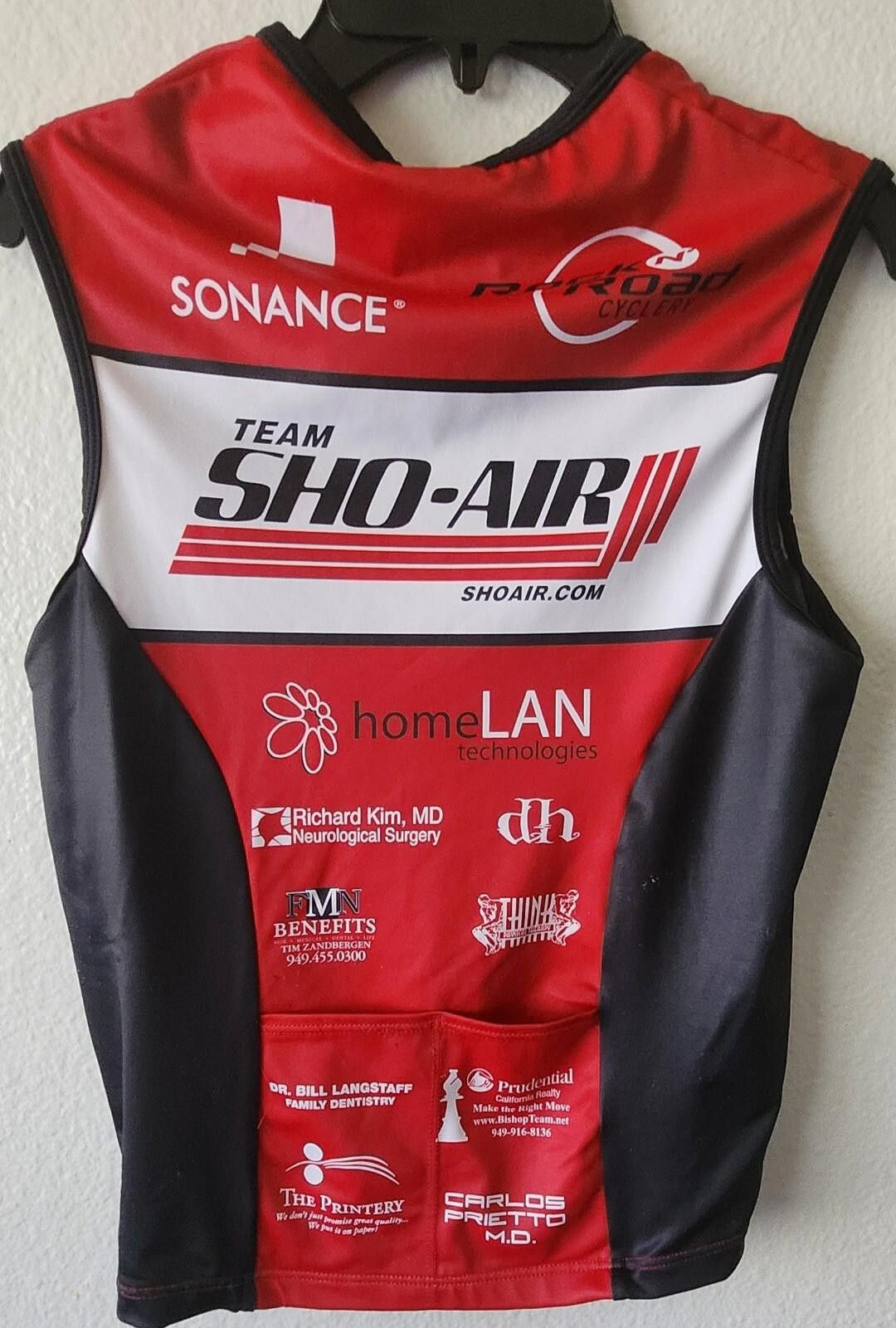 Designer Team Sho-Air Cycling Jersey - Squadra - Size Medium Size ONE SIZE - 2 Thumbnail