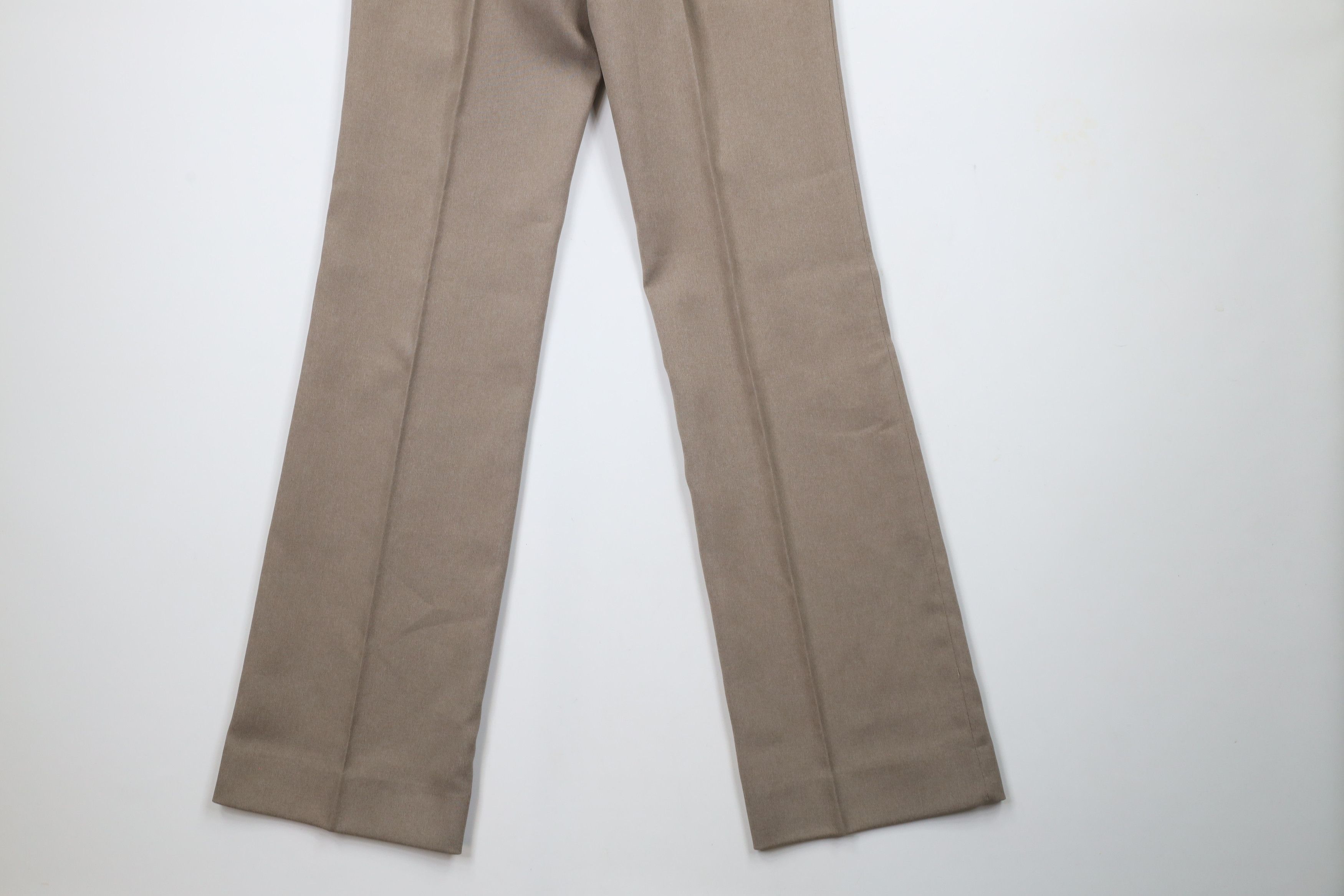 Vintage Vintage 70s Streetwear Bell Bottoms Chino Pants Beige USA Size US 29 - 11 Thumbnail