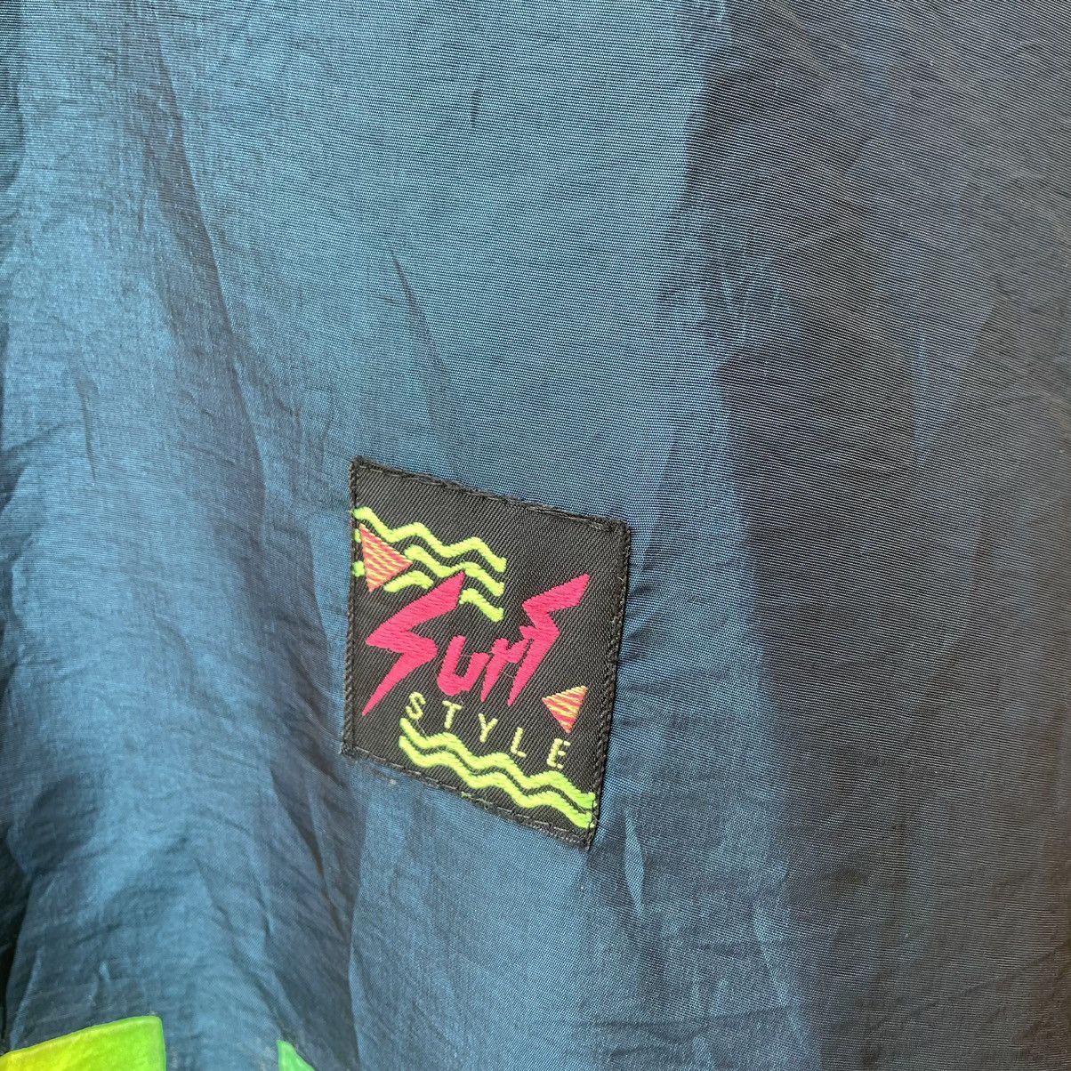 Outdoor Research 🔥Vintage 80s Surf Styles Half Zipper Wiindbreaker Jacket Size US XL / EU 56 / 4 - 7 Thumbnail