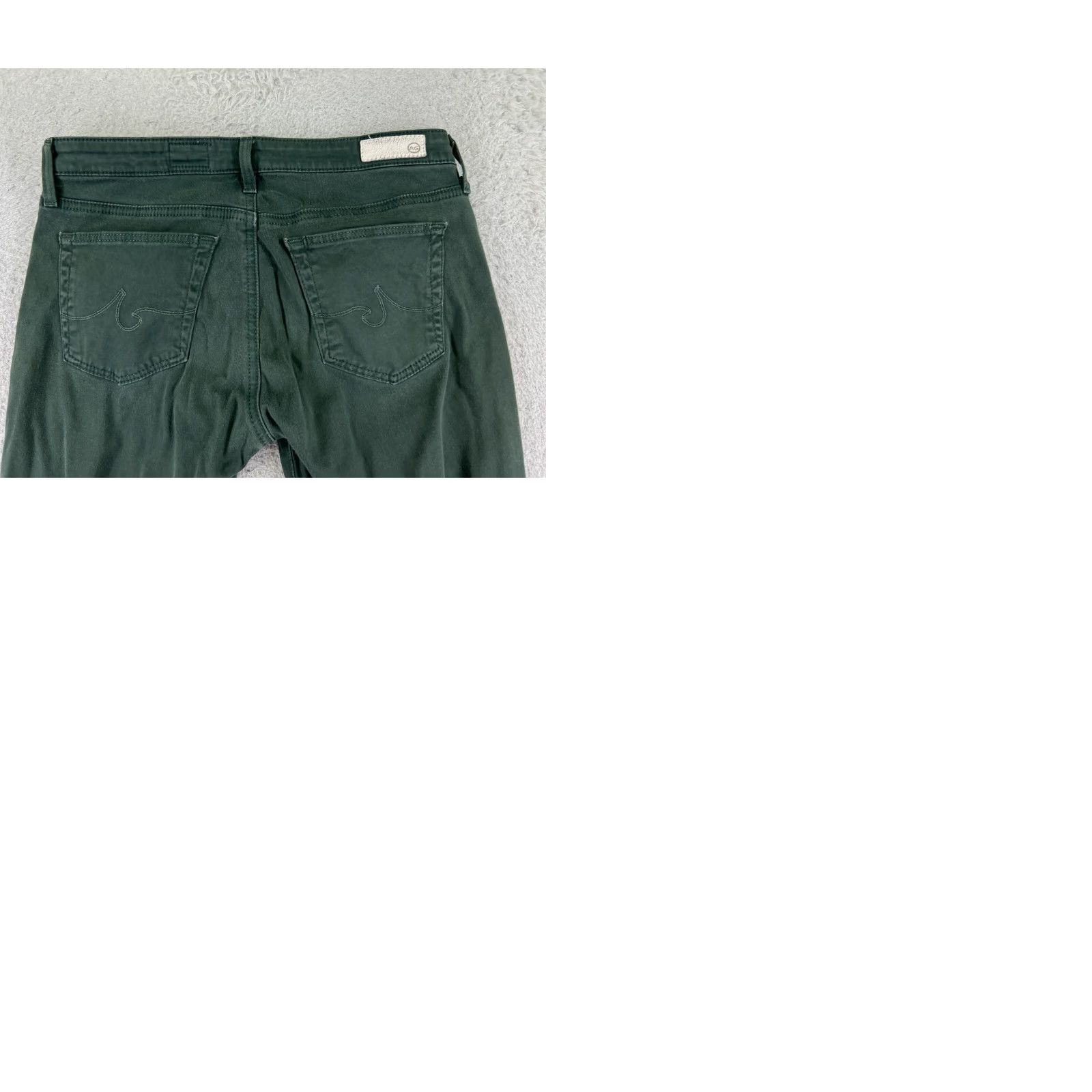 Anthropologie Anthropologie Paige Jeans Womens 27 Green Denim Skinny Cotton 26x31 Slim Retro Vintage? Size 27" / US 4 / IT 40 - 10 Thumbnail