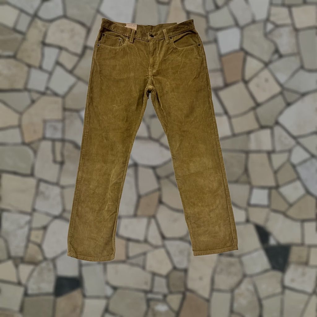 Levi's Levi's Corduroy Pants 33X30 Regular 5-Pocket Tan Brown Corduroy Levi's 500 Series Mens Pants Size US 33 - 1 Thumbnail