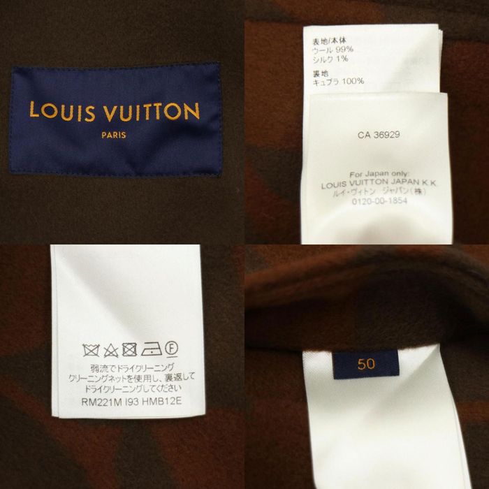 Louis Vuitton Monogram Flowers Quilted Blouson Anthracite. Size 46