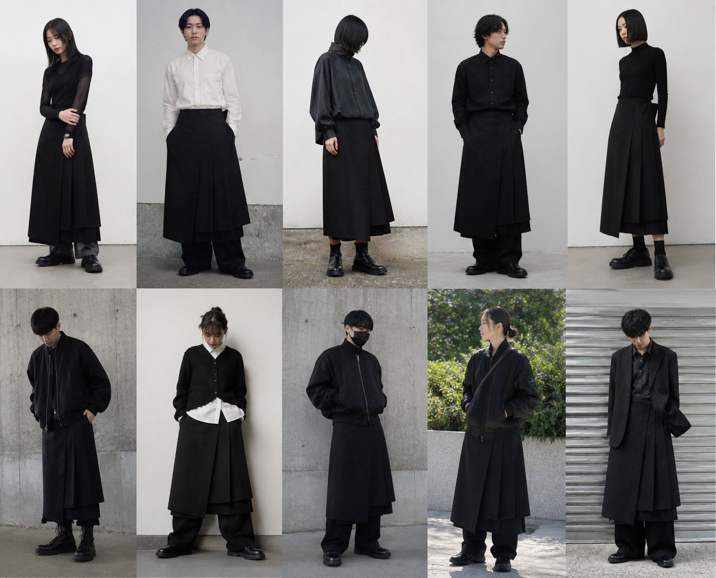 Comme des Garcons COMME des GARCONS - Pleated Bonded Wrap Skirts Apron Size 42" / US 20 - 9 Thumbnail