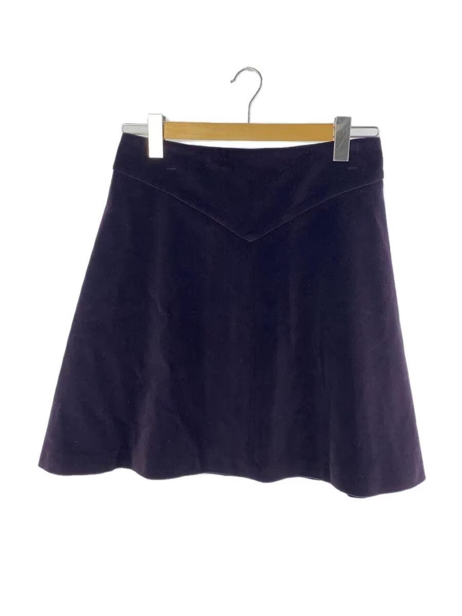 image of Vivienne Westwood Velor Mini Skirt in Purple, Women's (Size 29)