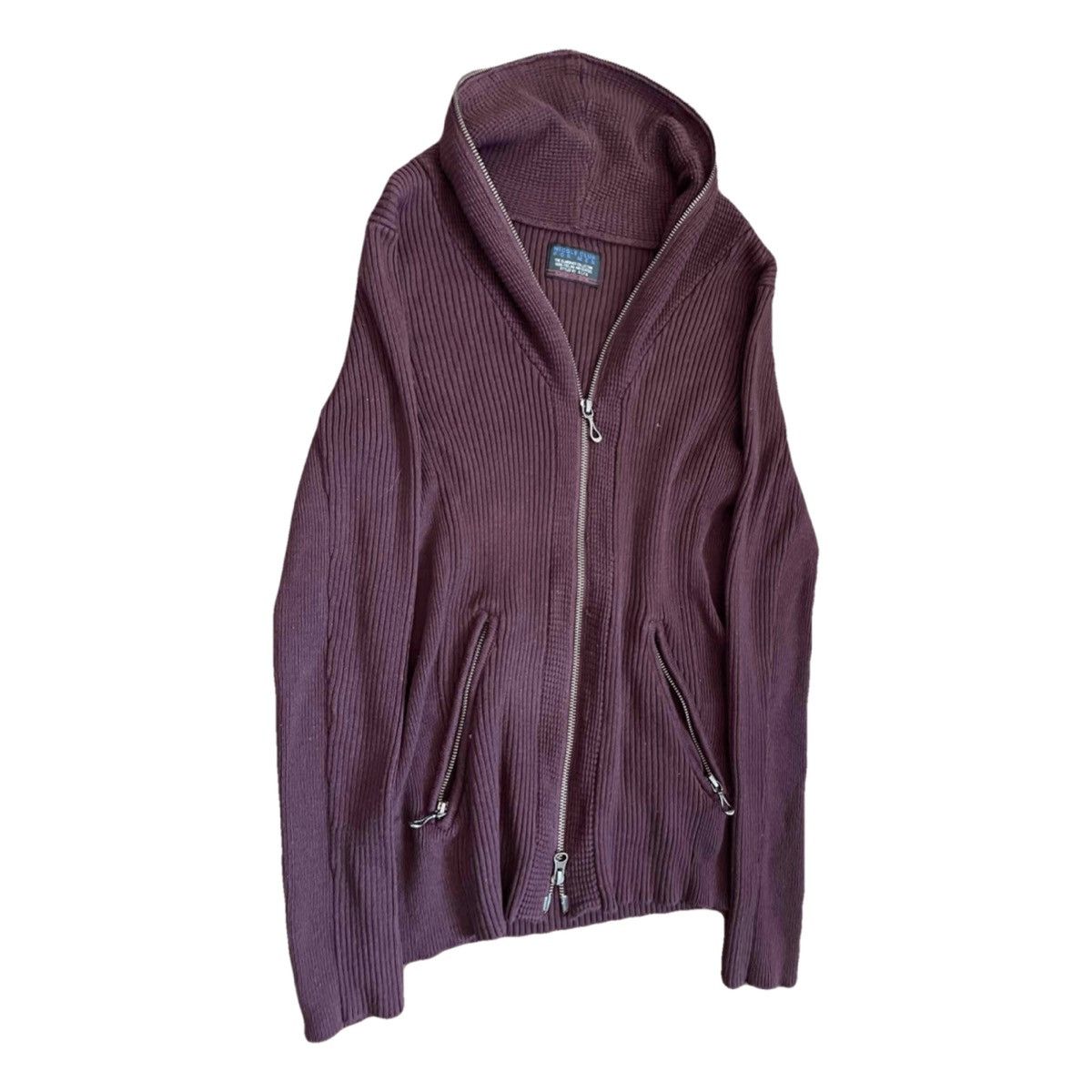 If Six Was Nine 2000s Japanese archive zip up knit streched sweater Size US S / EU 44-46 / 1 - 3 Thumbnail