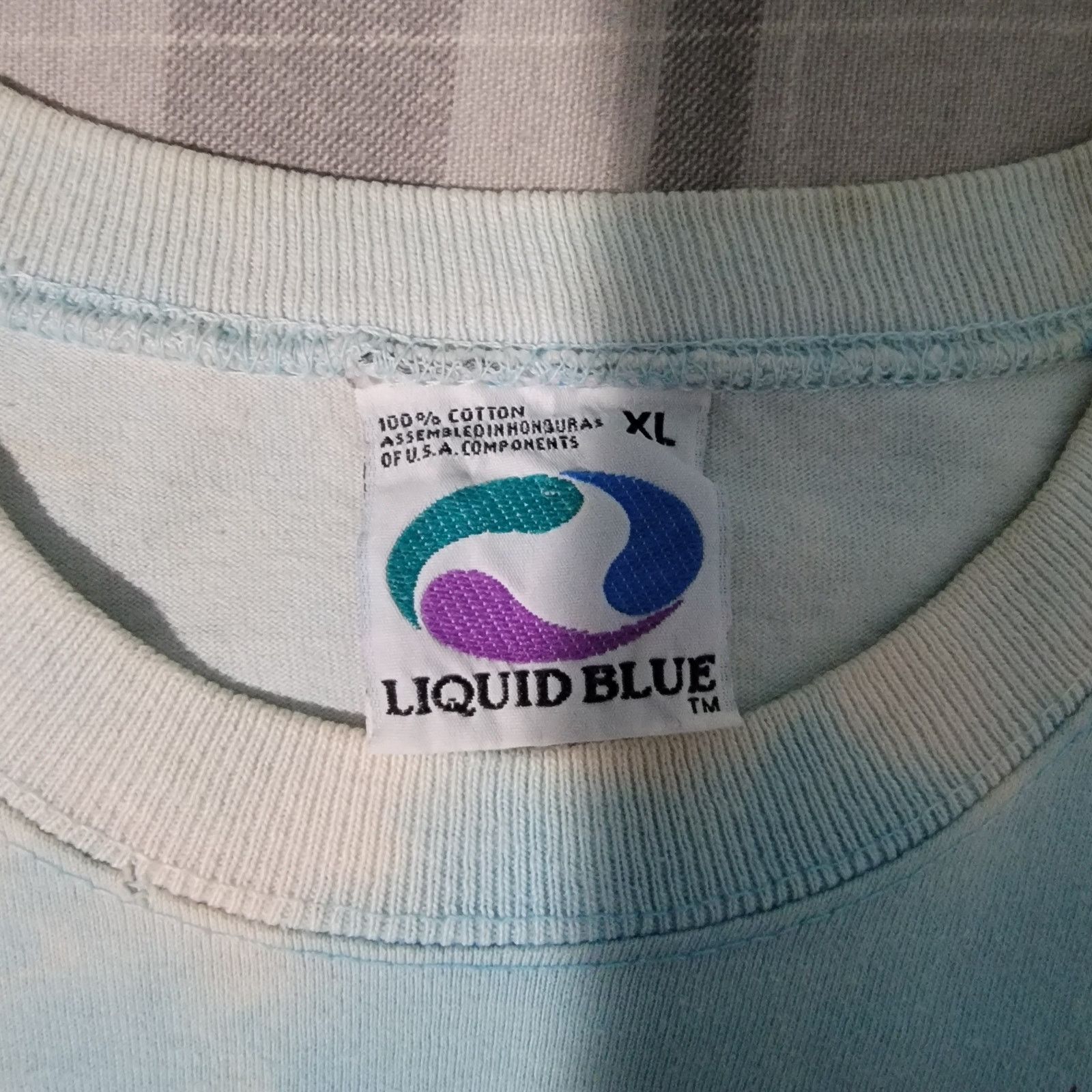 Liquid Blue Grateful Dead Vintage USA Statue of Liberty NY Tour T-Shirt Size US XL / EU 56 / 4 - 4 Thumbnail