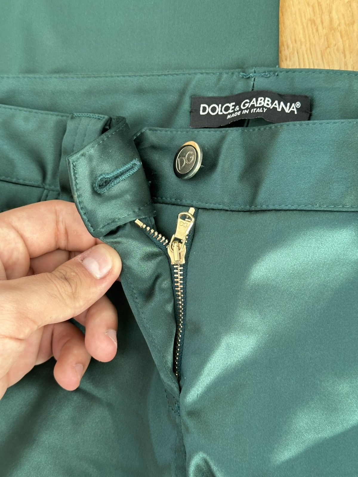 Dolce & Gabbana Women’s Dolce Gabbana Silk Pants 38 IT Size 26" / US 2 / IT 38 - 12 Thumbnail