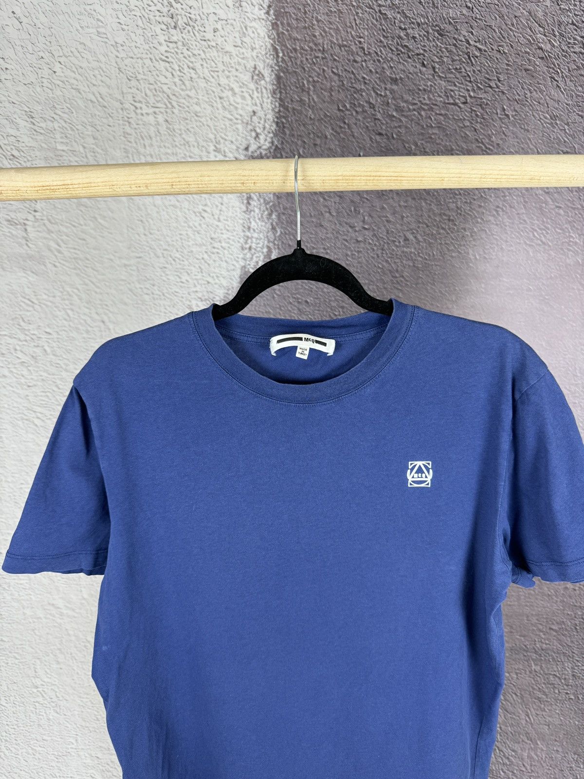 Alexander McQueen McQ by Alexander McQueen blue basic small logo tee shirt Size US XL / EU 56 / 4 - 3 Thumbnail