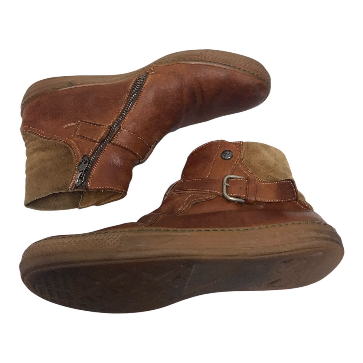 Alexander McQueen Alexander Mcqueen Brown Leather Boot Size US 11 / EU 44 - 2 Thumbnail