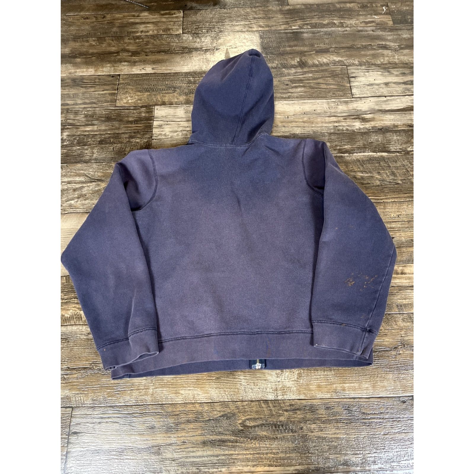 Vintage VINTAGE Old Navy Hoodie Mens XL Navy Blue Faded Distressed Full Zip Y2K Size US XL / EU 56 / 4 - 6 Thumbnail