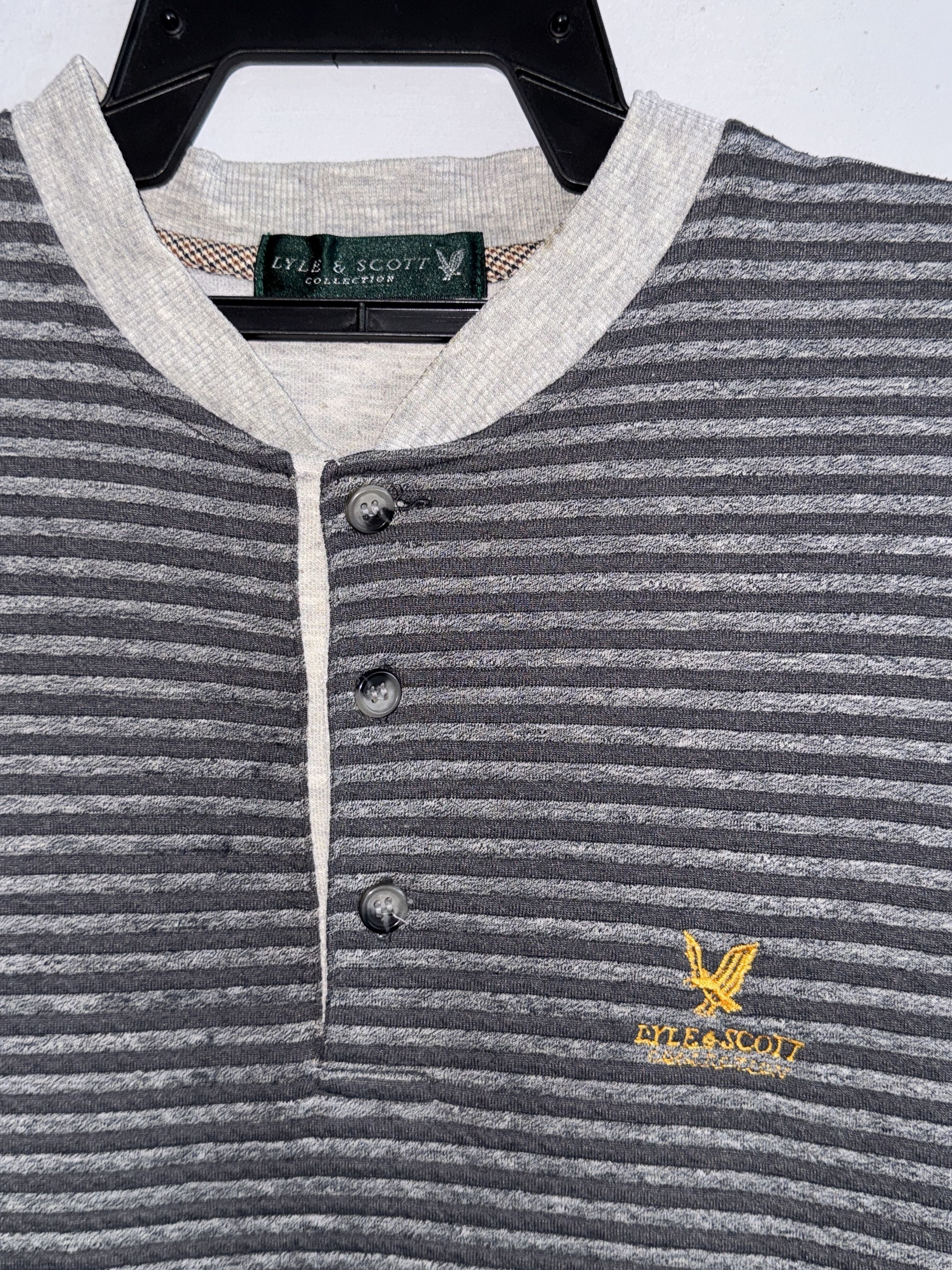 Lyle & Scott Lyle & Scott Stripe Long Sleeve Shirt Size US L / EU 52-54 / 3 - 2 Thumbnail