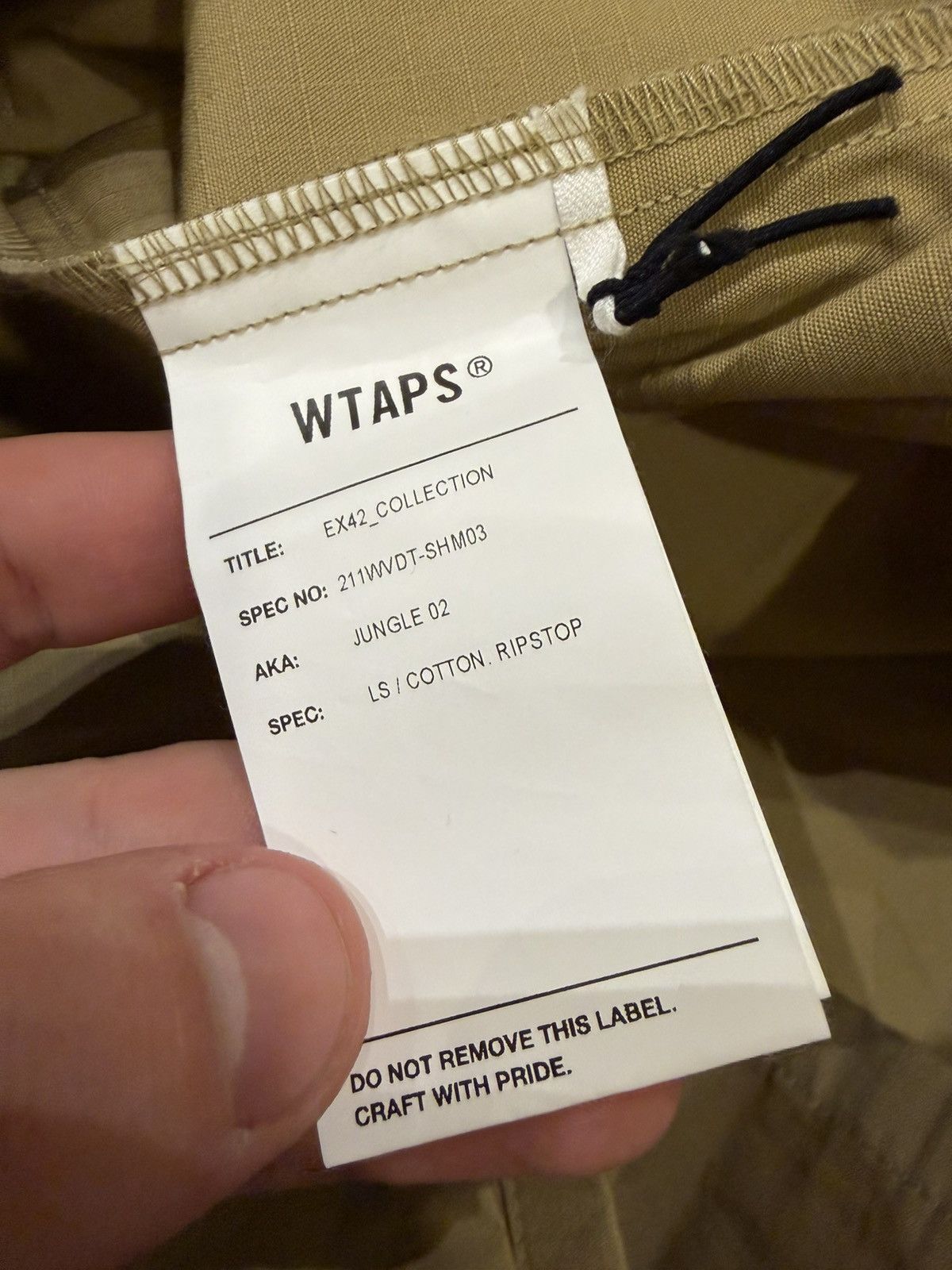 Wtaps WTAPS Urban Territory LS Shirt - Tan Size US XXL / EU 58 / 5 - 4 Thumbnail