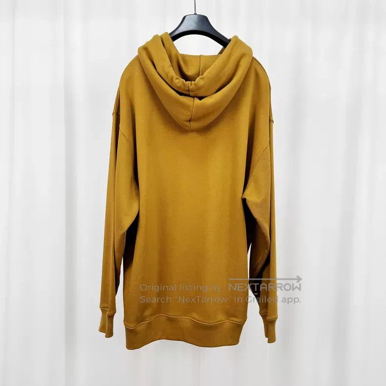 Acne Studios Acne Studios Ginger Yellow Embroidered Smile Hoodie Size US M / EU 48-50 / 2 - 2 Thumbnail