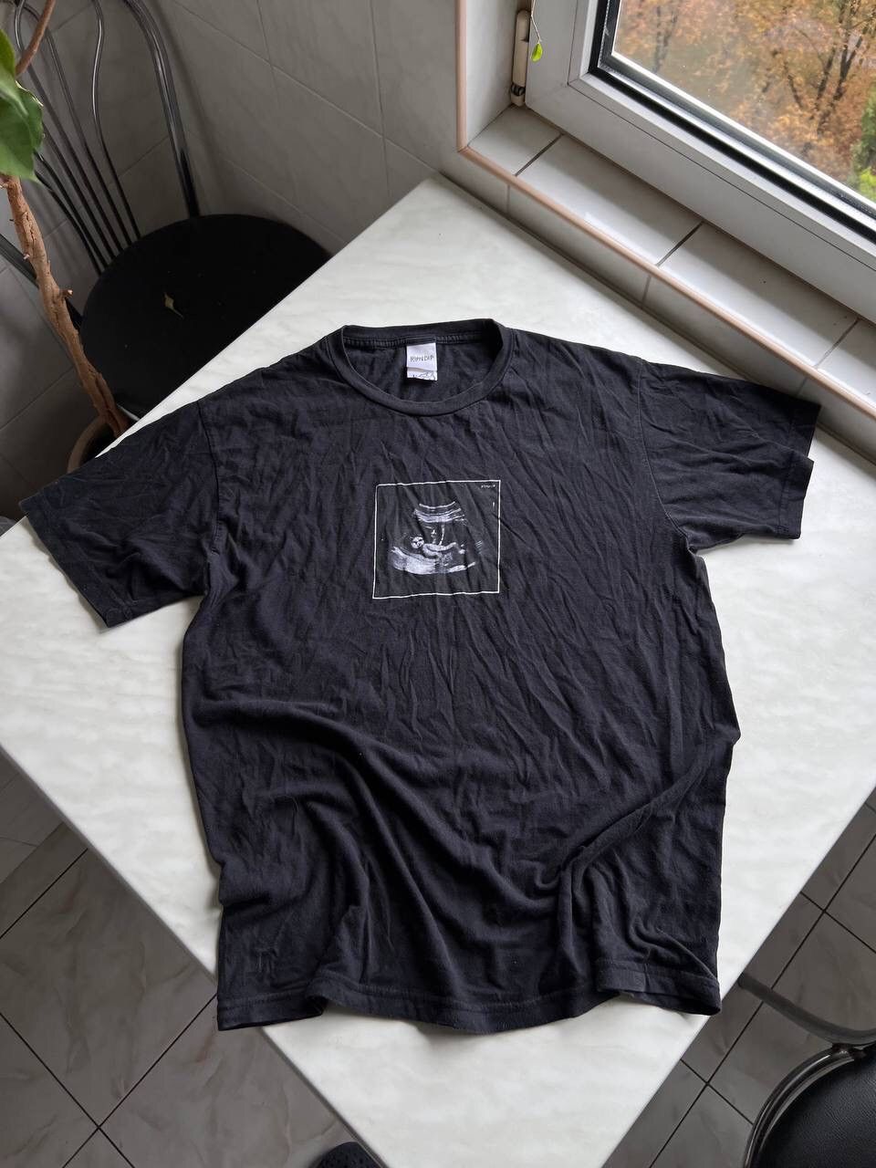 RIPNDIP RIPNDIP CAT Skateboarding T shirt Black Embryo Logo Y2K Size US L / EU 52-54 / 3 - 1 Thumbnail