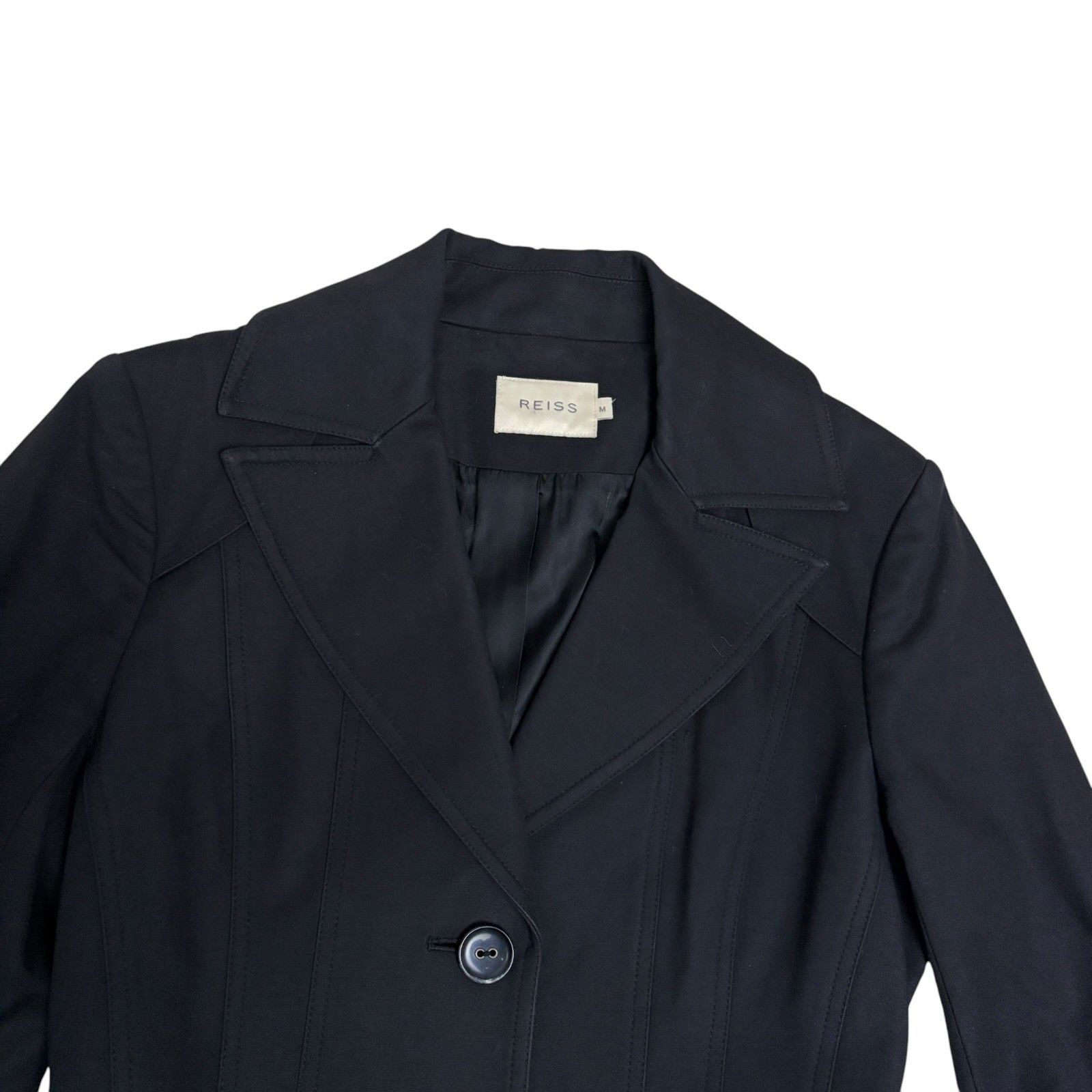 Reiss $800 REISS Trench Coat Luxury Long Business Jacket Medium Size M / US 6-8 / IT 42-44 - 2 Thumbnail