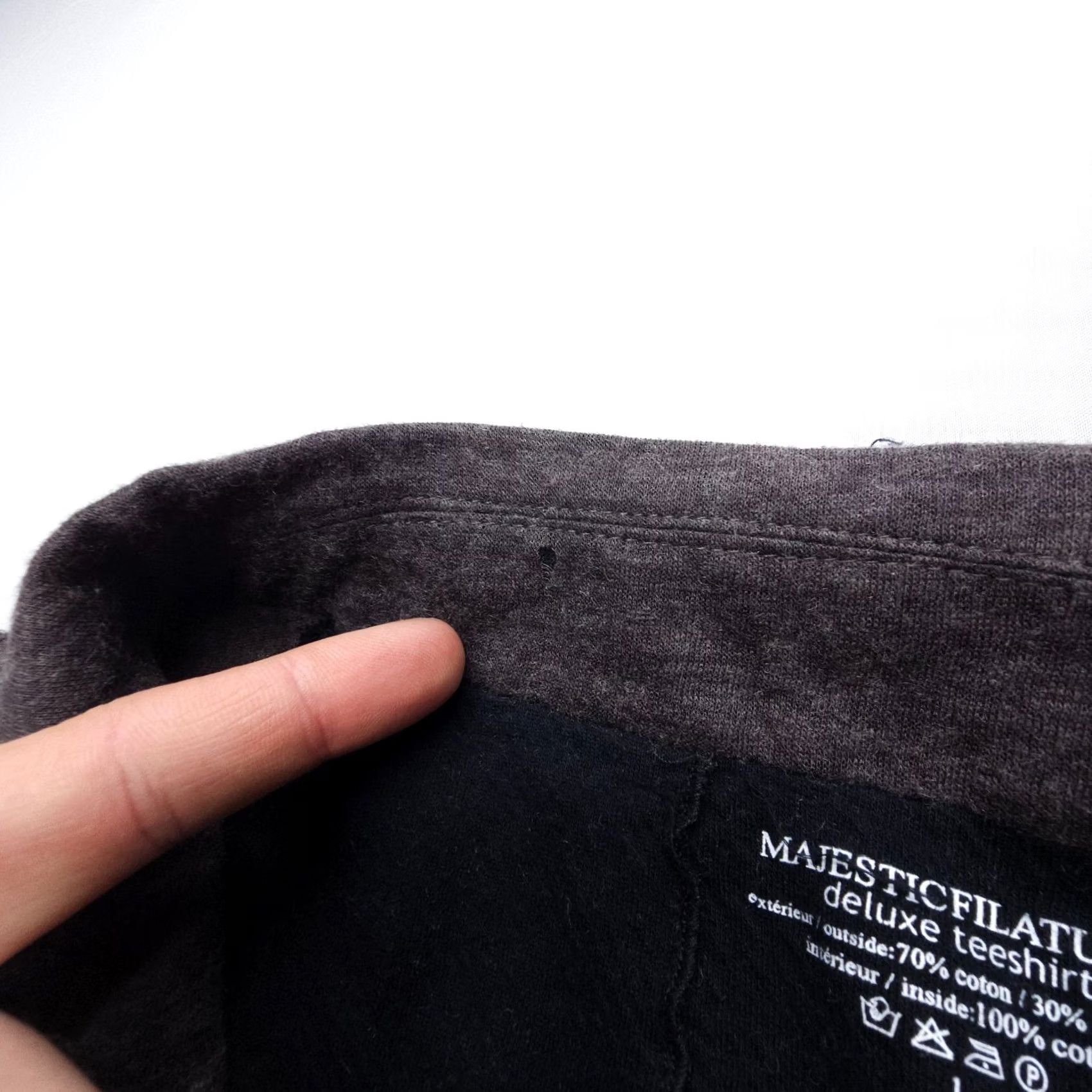 MAJESTIC FILATURES Majestic Filatures Blazer XS Gray Cotton Cashmere Unstructured Button Front Womens Regular Short Jacket Solid Knit 90s Preppy Style Size XS / US 0-2 / IT 36-38 - 5 Thumbnail