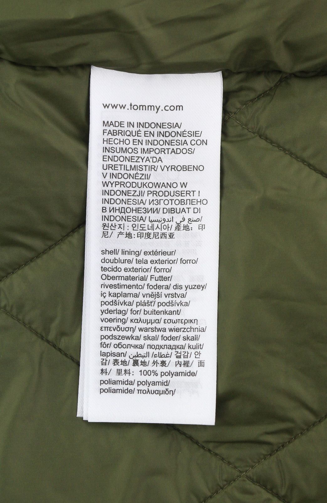 Tommy Hilfiger PACKABLE RECYCLED LINER M Khaki Green Padded Jacket 85621 Size US M / EU 48-50 / 2 - 12 Thumbnail
