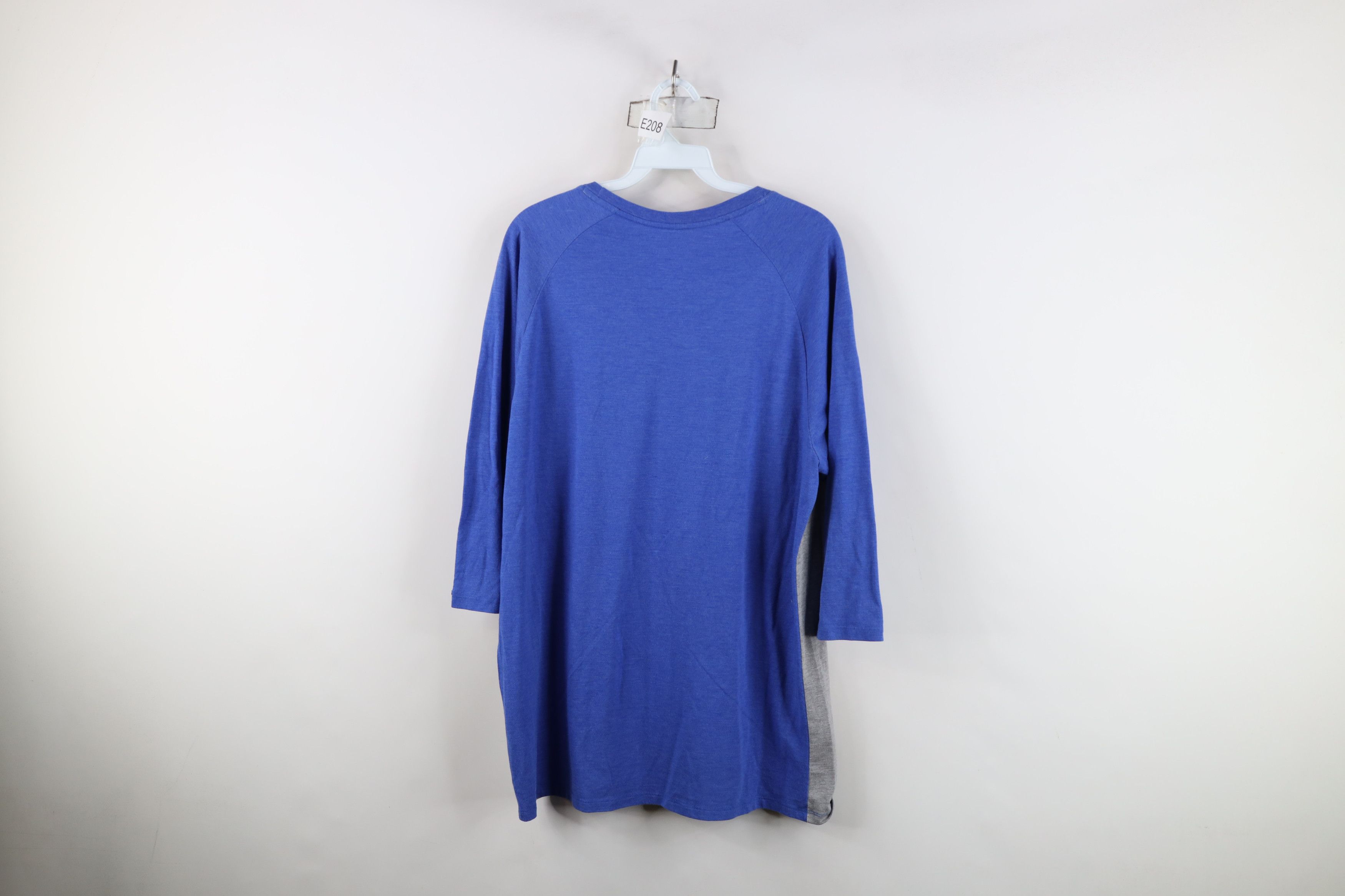 Nike Nike Milwaukee Brewers Baseball 3/4 Sleeve Raglan T-Shirt Size US L / EU 52-54 / 3 - 13 Thumbnail