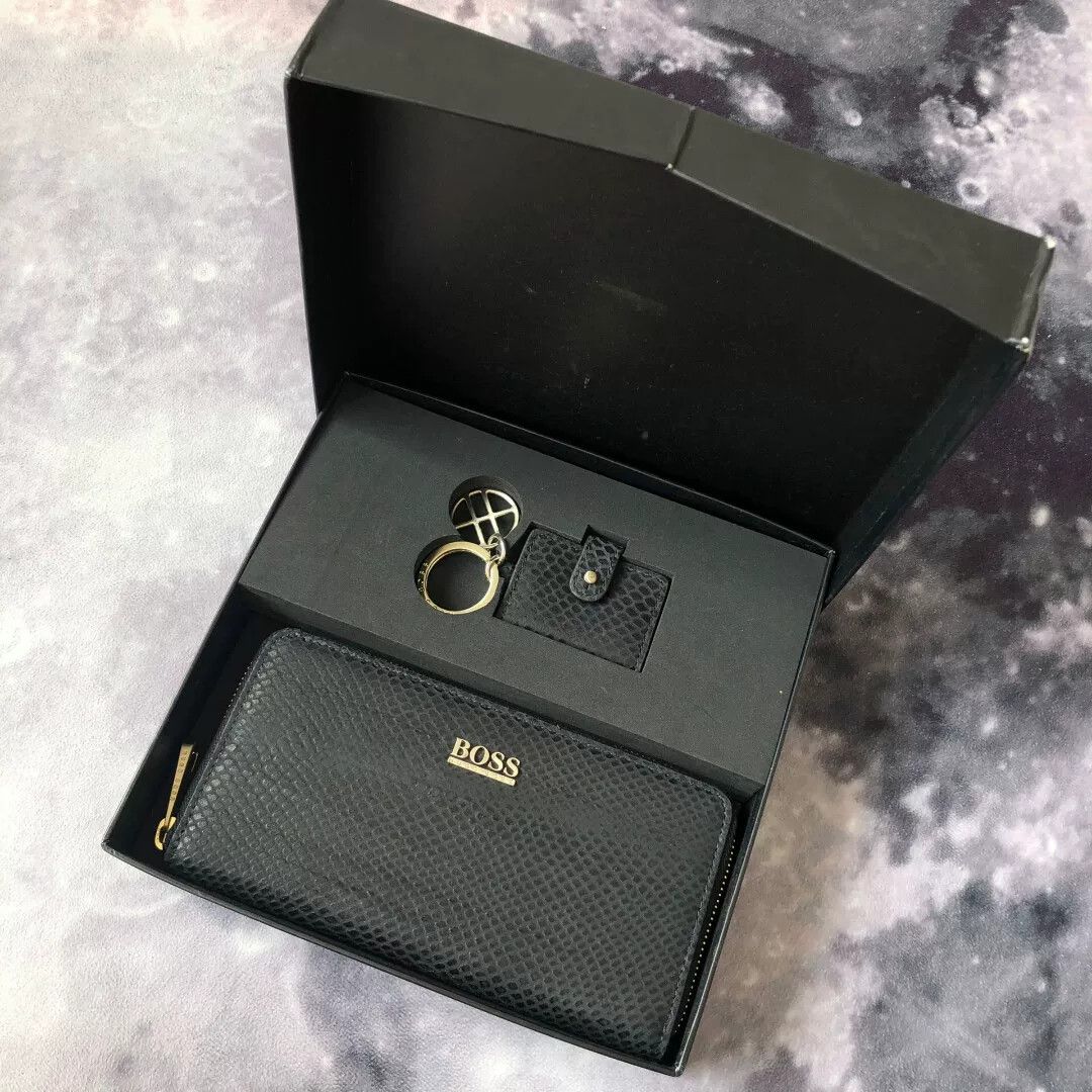 Hugo Boss BOSS HUGO BOSS Long Wallet Keychain Set Size ONE SIZE - 1 Thumbnail