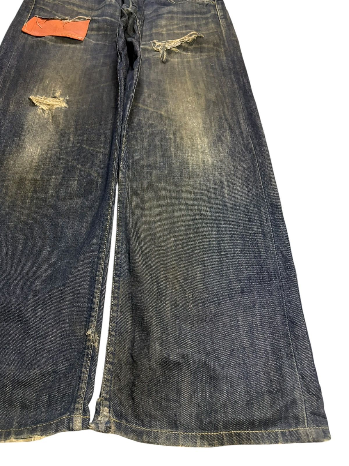 Levi's Vintage 90s Levis 503 Rusty Mud Wash Distressed Baggy Jeans Size US 34 / EU 50 - 7 Thumbnail