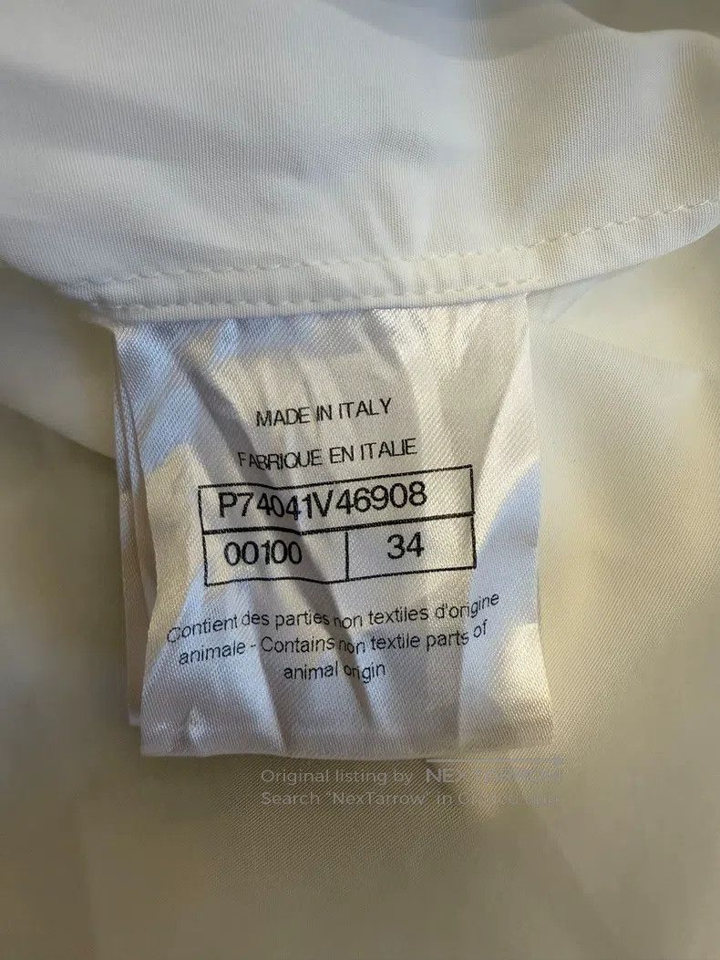Chanel Chanel White long-sleeved shirt Size XXS / US 00 / IT 34 - 5 Thumbnail