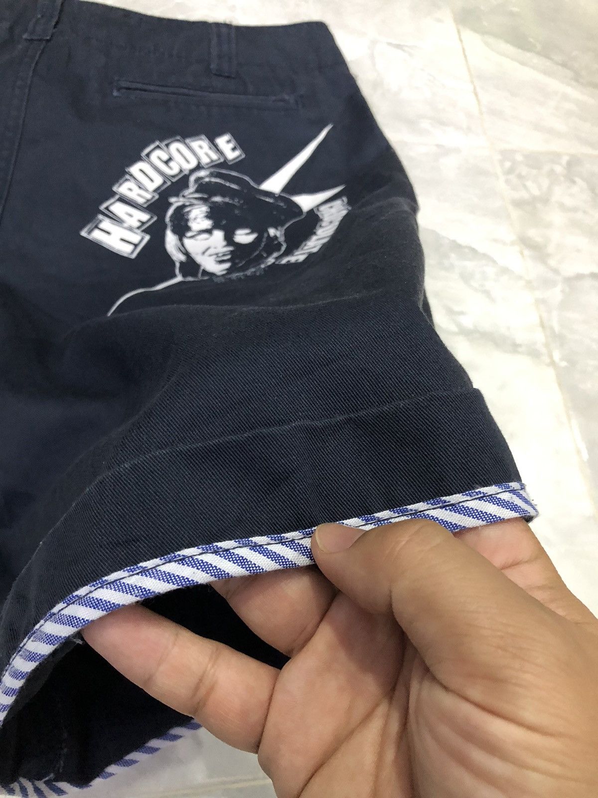 Japanese Brand Hardcore Chocolate Graphic Shorts –Japan Street Cult Classic Size US 30 / EU 46 - 10 Thumbnail