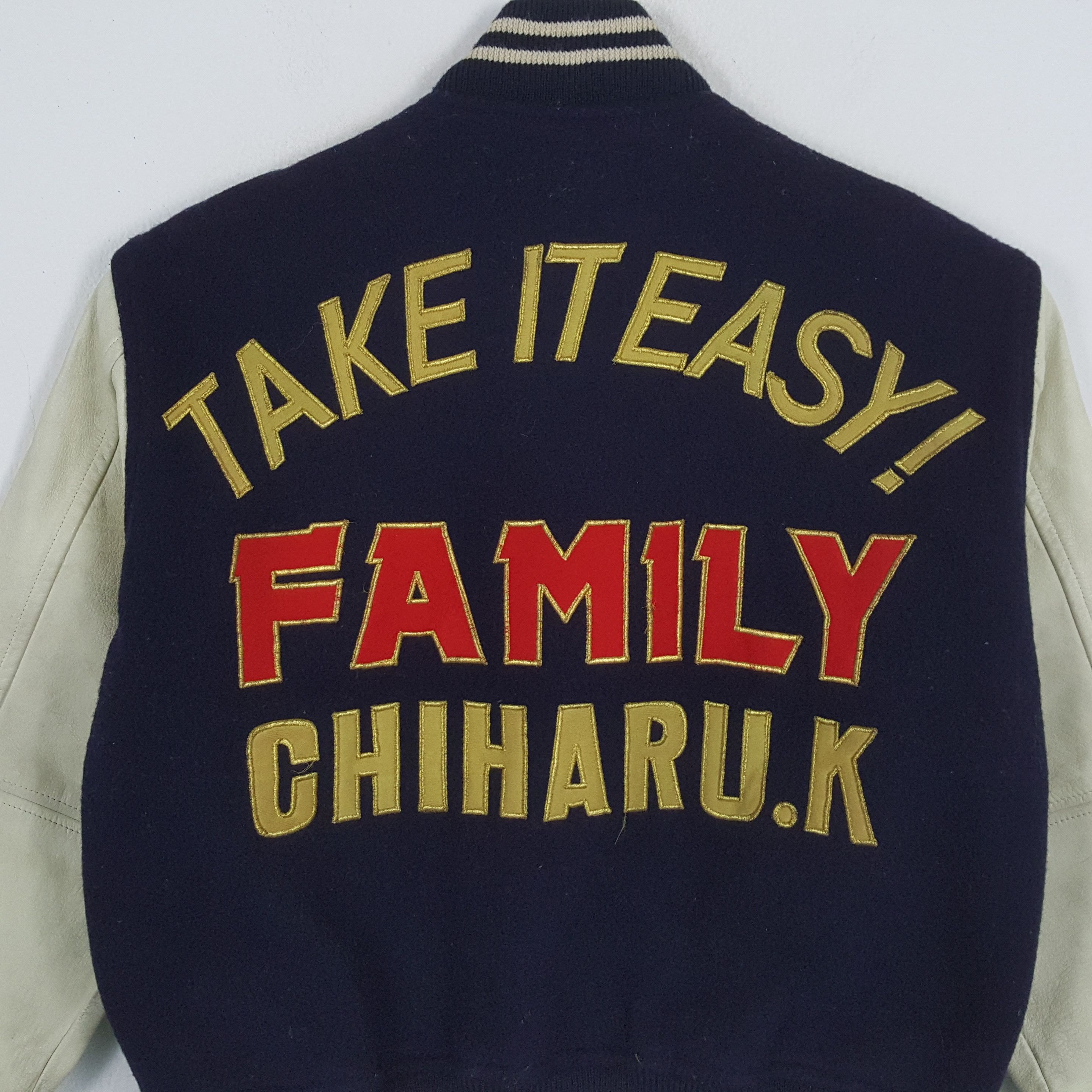 Daytona × Vintage Vintage DAYTONA FAMILY CHIHARU.K Japan Brand Varsity Jacket Size US L / EU 52-54 / 3 - 2 Thumbnail