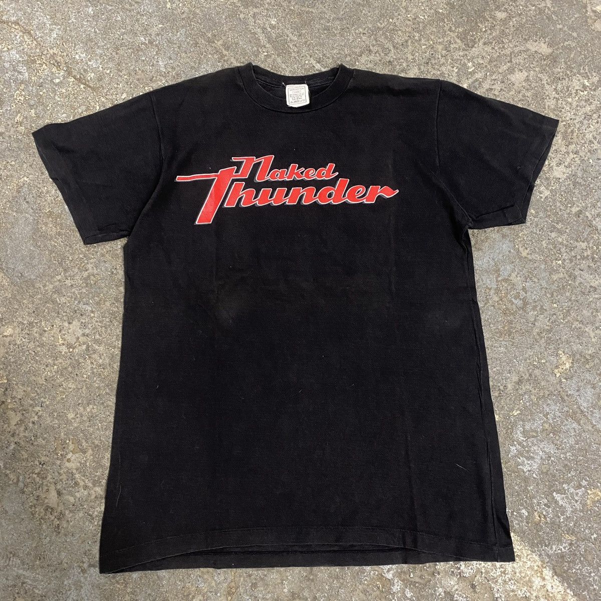 Band Tees × Brockum × Vintage 1990-1991 Ian Gillan Naked Thunder World Tour Tee Size US L / EU 52-54 / 3 - 1 Thumbnail