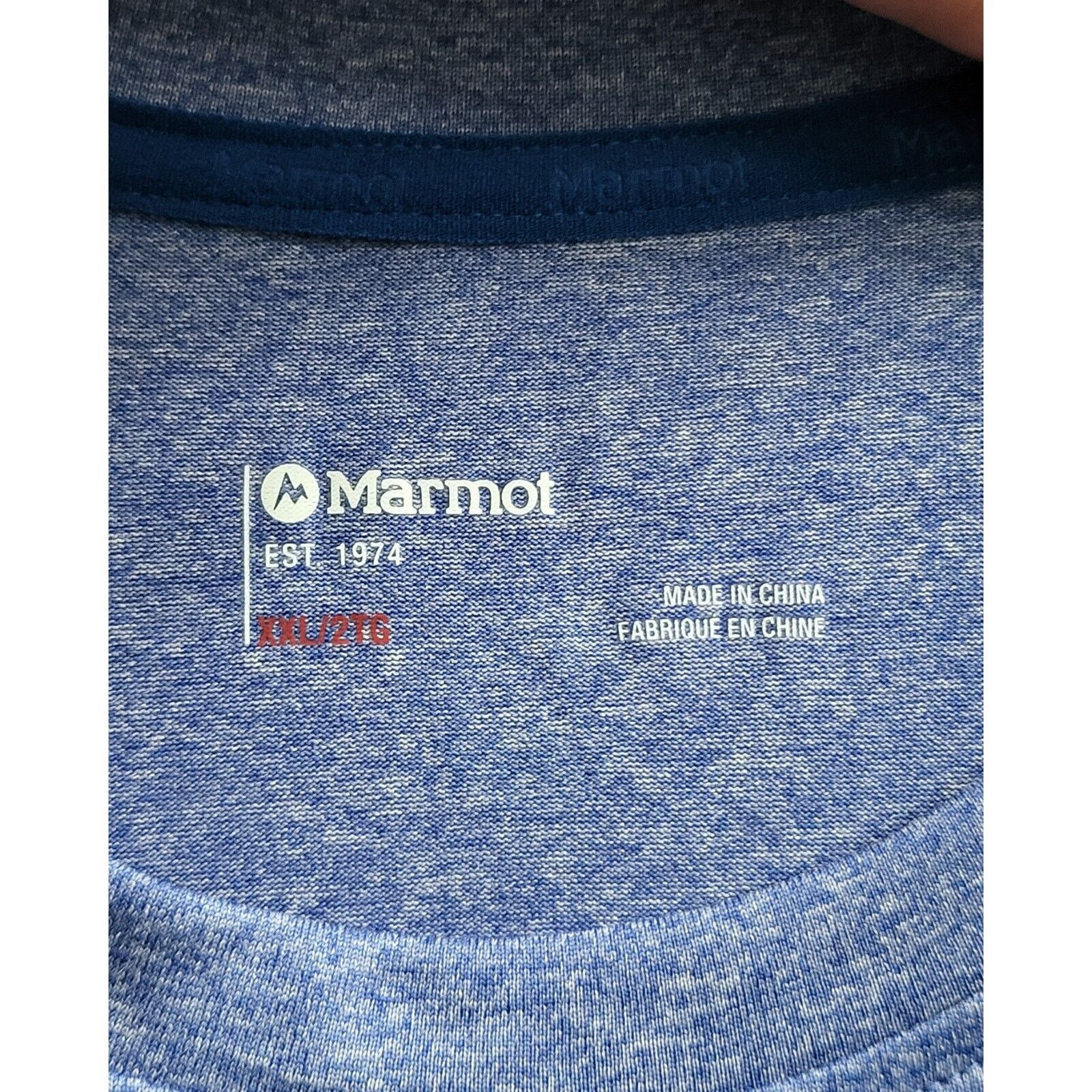 Marmot NWT MARMOT Conveyor Blue Athletic Short Sleeve T-Shirt 2XL Size US XXL / EU 58 / 5 - 5 Thumbnail