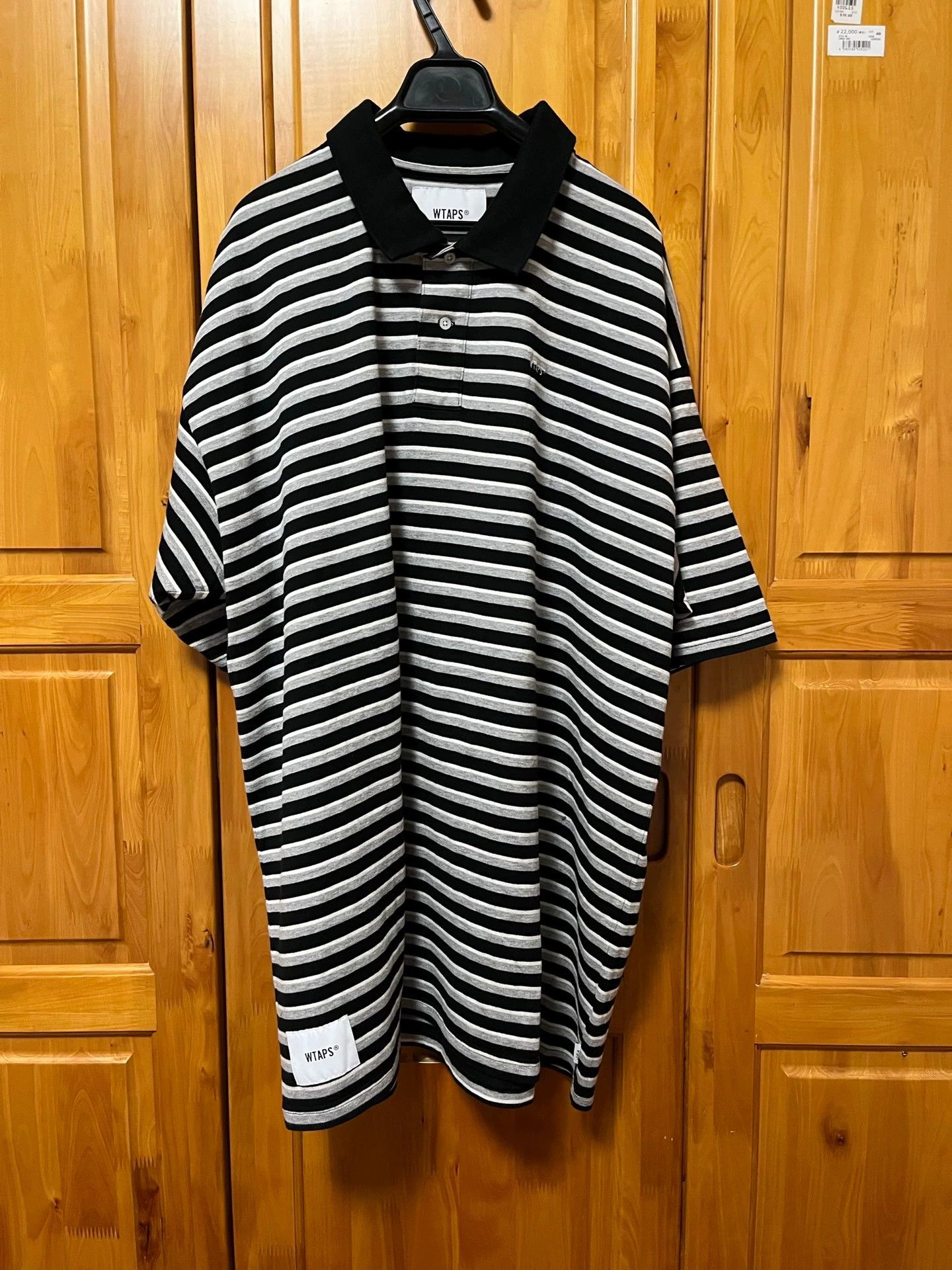 Wtaps WTAPS VASQUE 20SS Black Striped Polo Short Sleeve M Size US M / EU 48-50 / 2 - 1 Thumbnail