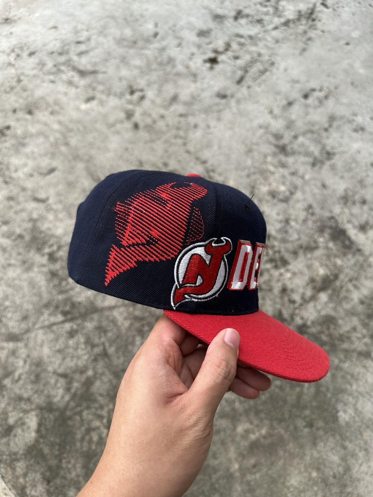 Vintage Sports Specialties NHL New Jersey Devils Snapback Cap Embroider sale Hat RARE