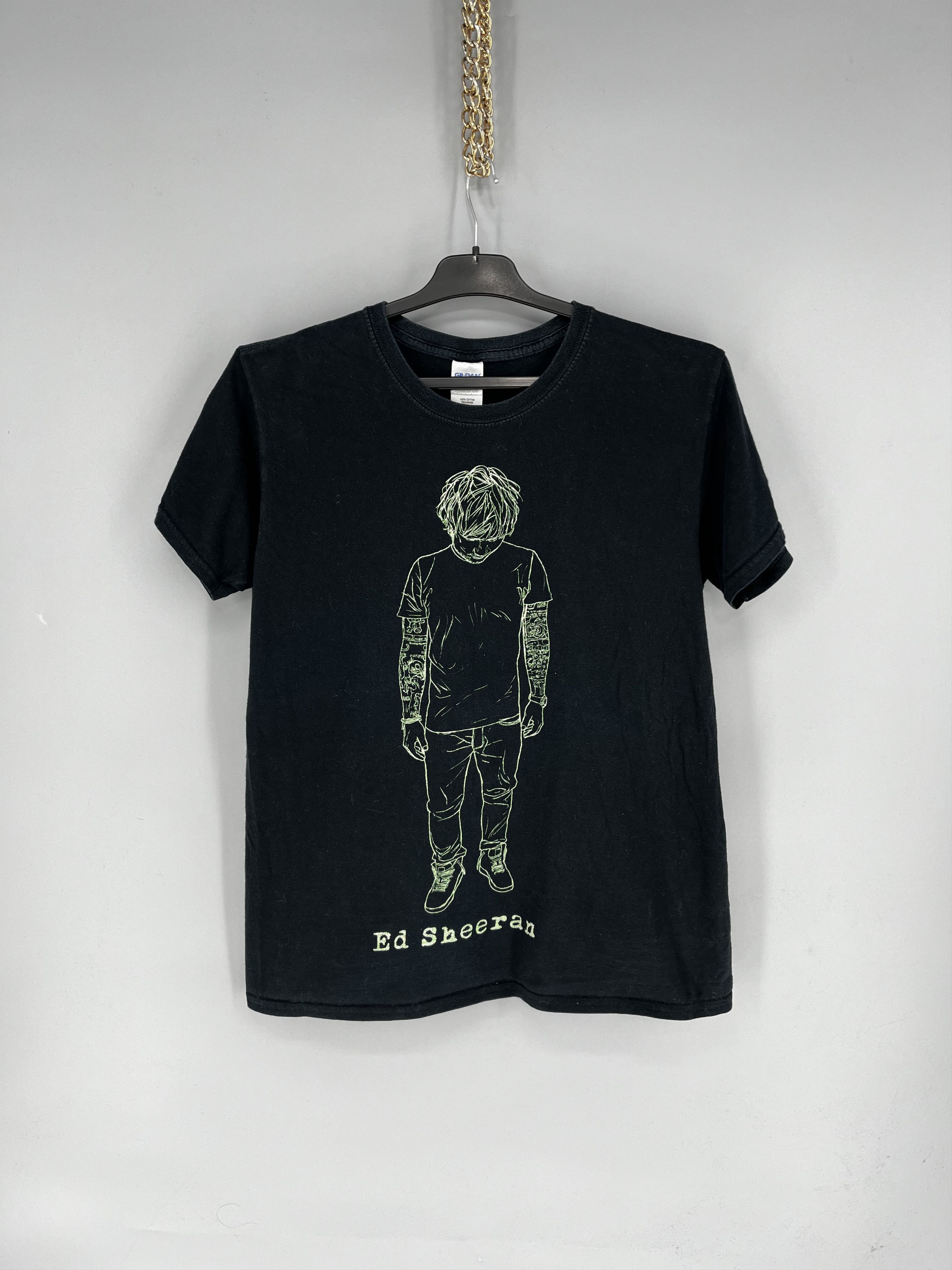 Band Tees Ed Sheeran Tour X T-Shirt Double Sided Size M Black Size US M / EU 48-50 / 2 - 1 Thumbnail
