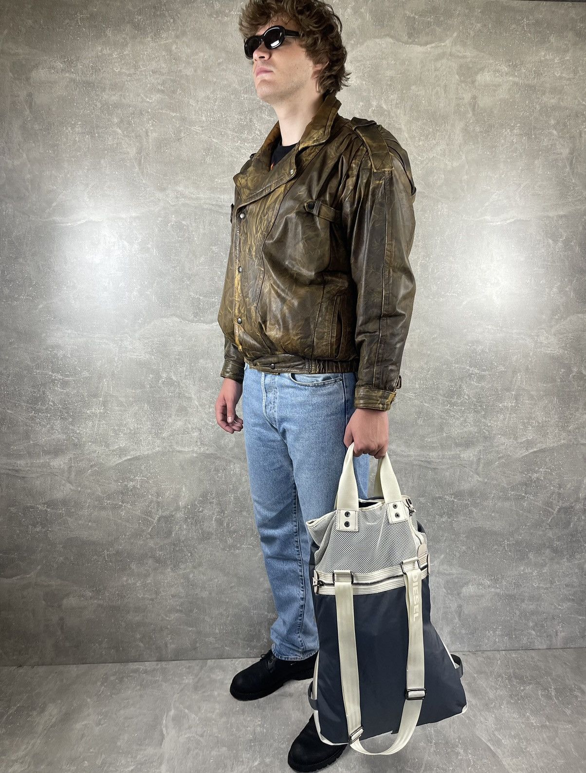 Diesel Diesel Tote Backpack Hybrid Nylon Transformer Techwear Bag Size ONE SIZE - 2 Thumbnail