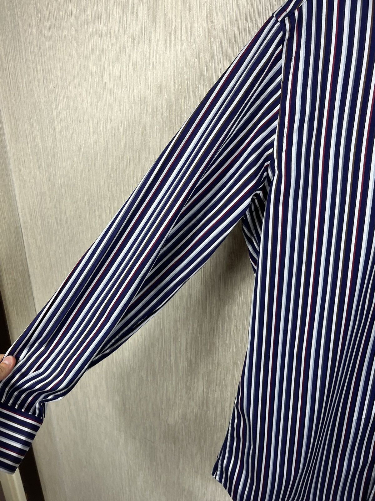 Paul & Shark Paul & Shark striped shirt with pocket logo casual Italy Size US M / EU 48-50 / 2 - 18 Thumbnail
