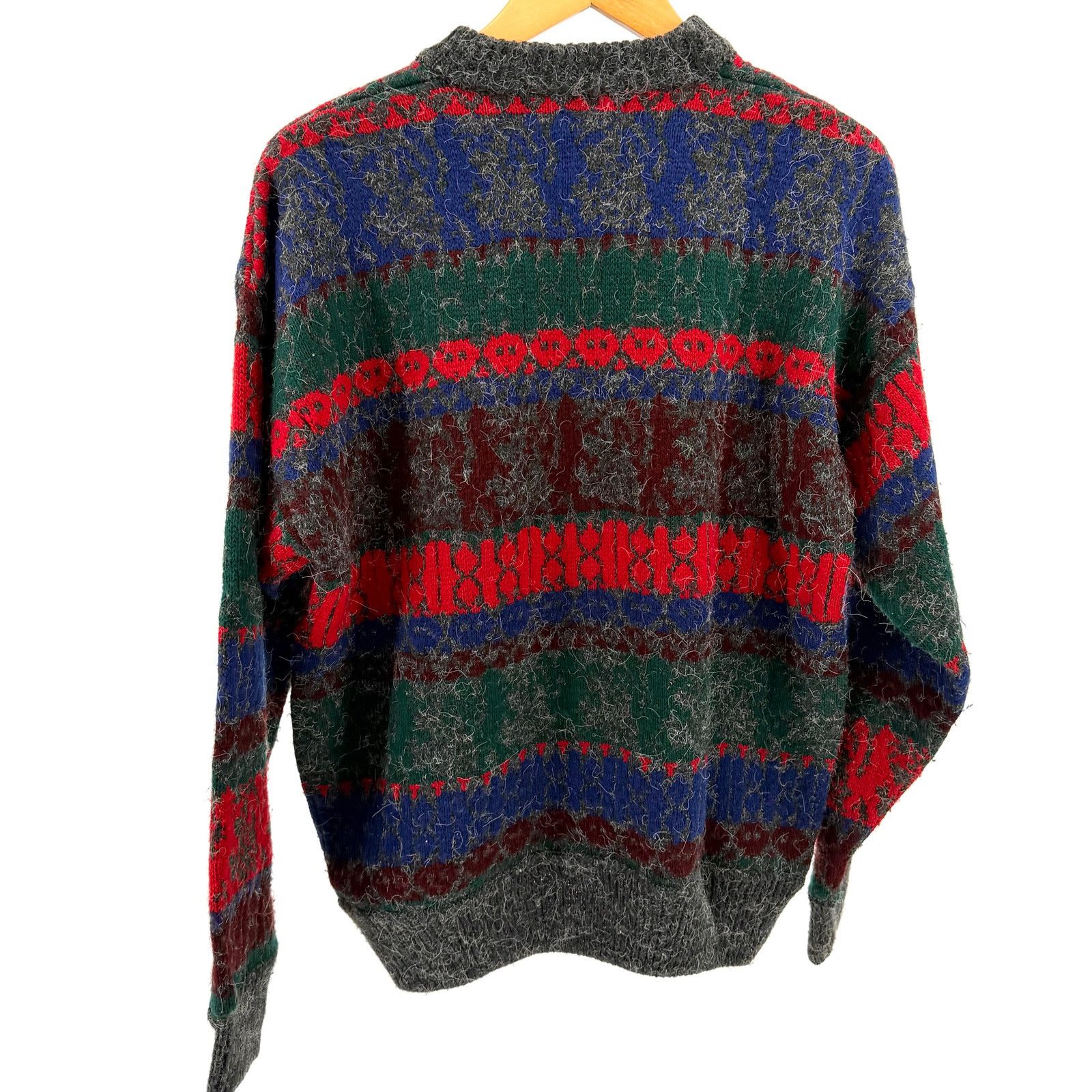 Vintage Vintage 80s Version Original Patterned Crewneck Sweater Size US L / EU 52-54 / 3 - 5 Thumbnail