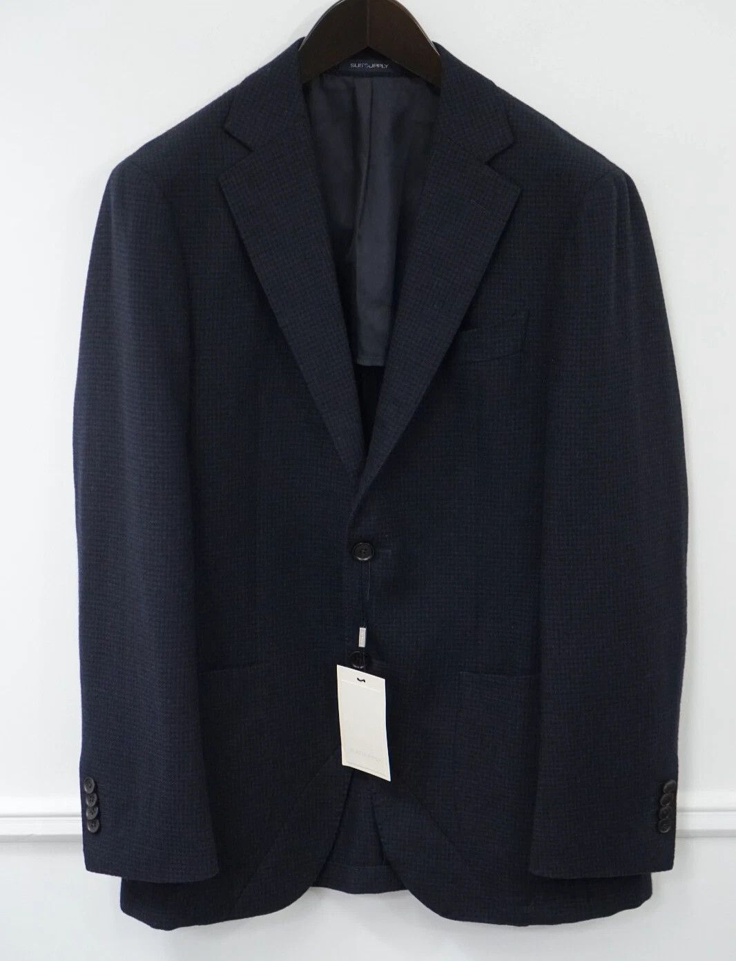 Suitsupply Men Suitsupply Suit Havana Wool Ethomas Houndstooth UK/US38 Size 38R - 1 Thumbnail