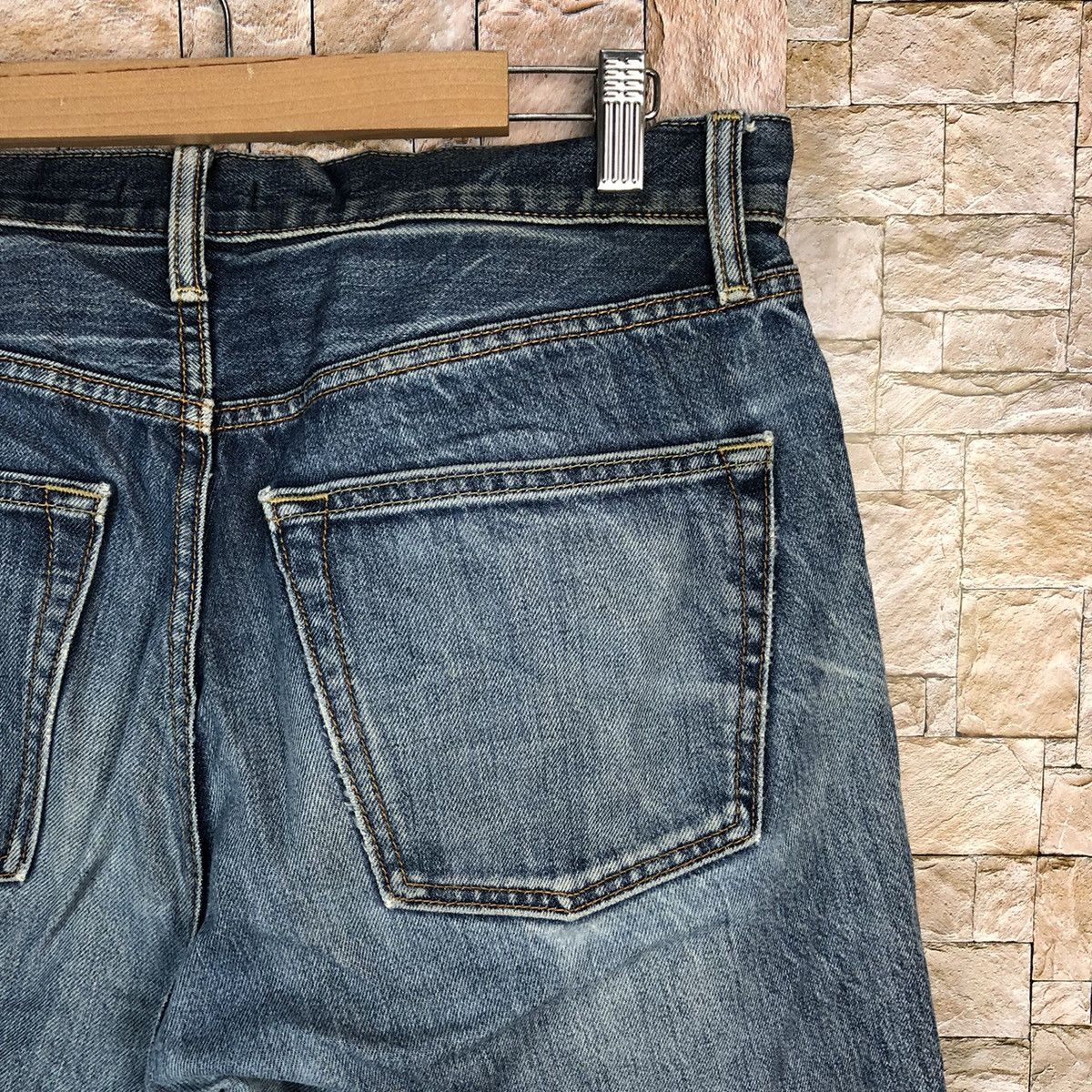 Uniqlo Uniqlo vintage Jeans faded Blue Denim Pants #7578 Size US 32 / EU 48 - 20 Thumbnail
