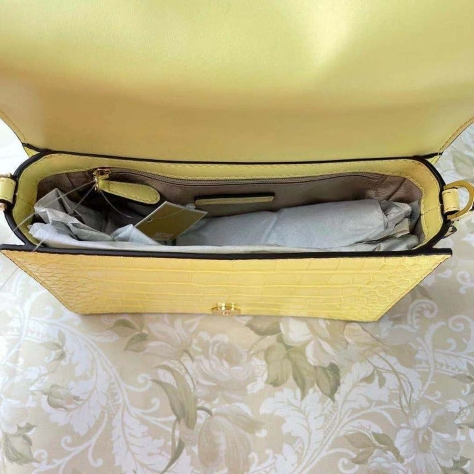 Michael Kors MICHAEL KORS 35T1GM9C1E MERCER SMALL CROCODILE EMBOSSED Size ONE SIZE - 5 Thumbnail