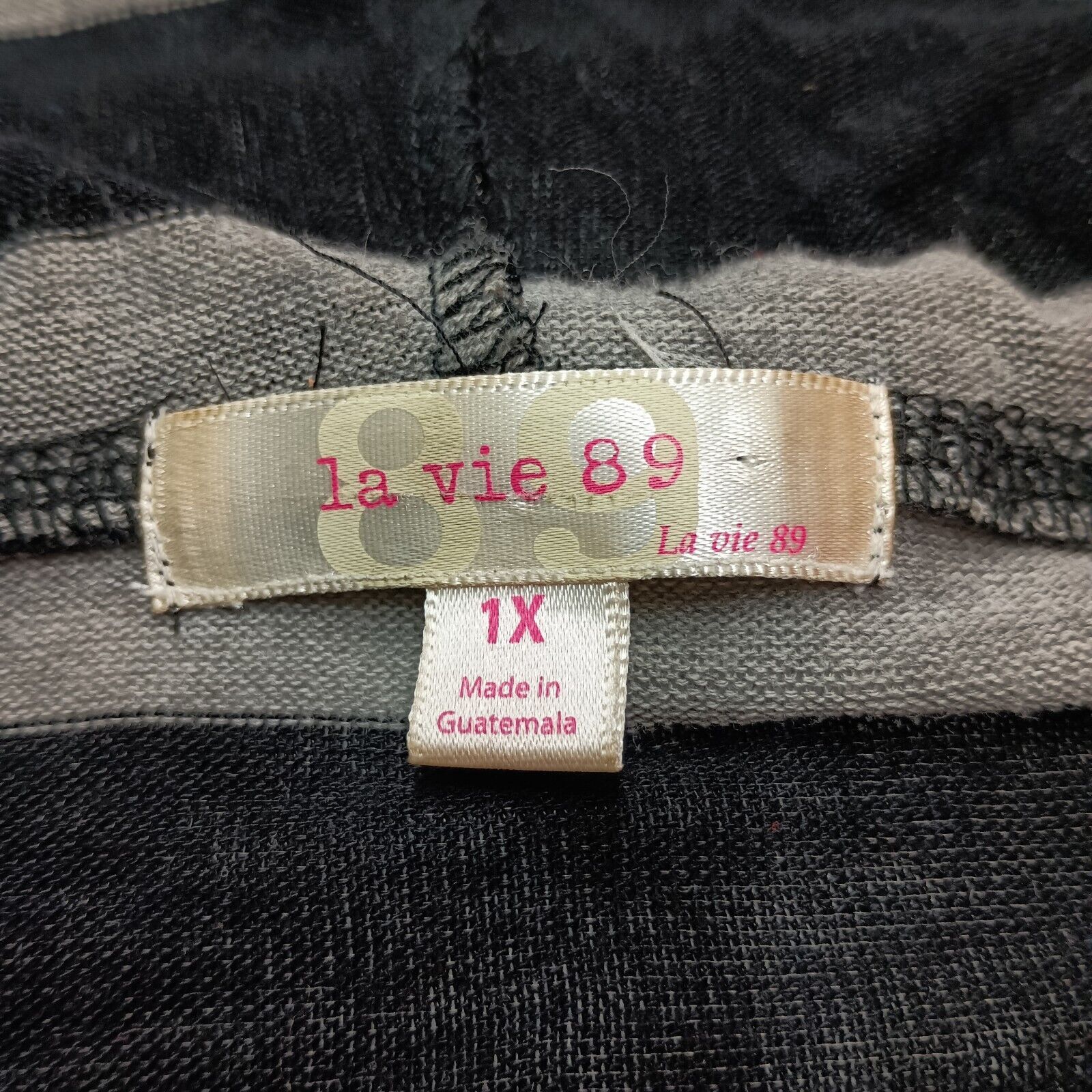 & Other Stories La vie 89 Relax Sweater Hoodie 1X Plus Size Black Gray Soft Size XL / US 12-14 / IT 48-50 - 5 Thumbnail